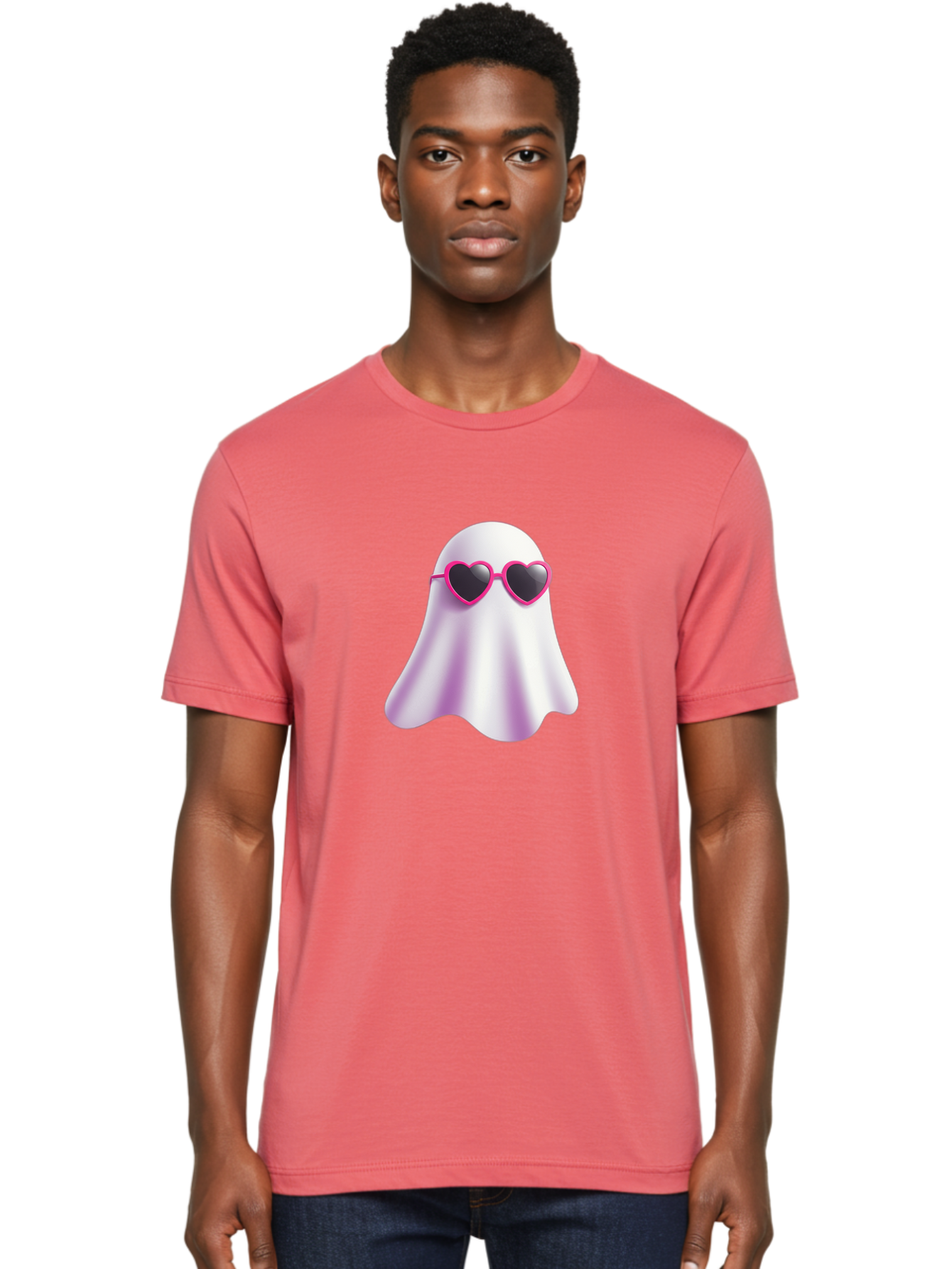 Ghost-Emoji Men'S Graphic Tee, 100% Cotton, Comfortable Casual Summer Wear, Machine Washable, Vintage Camera, Old Camera, Antique Camera, Black Camera, Classic Photography, Photography Equipment, Nostalgic Device, Film Camera, Camera Art Bam513