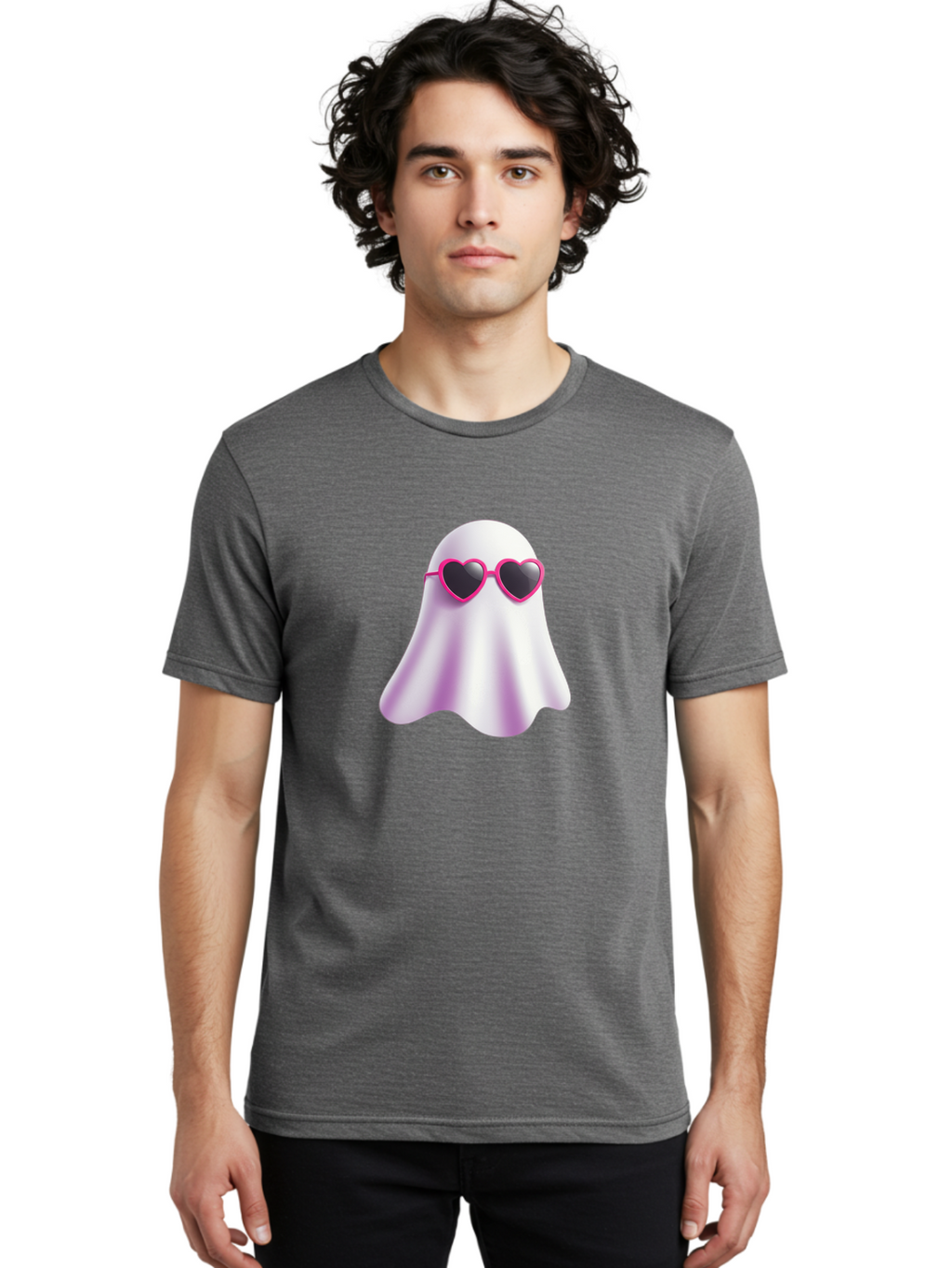 Ghost-Emoji Men'S Graphic Tee, 100% Cotton, Comfortable Casual Summer Wear, Machine Washable, Vintage Camera, Old Camera, Antique Camera, Black Camera, Classic Photography, Photography Equipment, Nostalgic Device, Film Camera, Camera Art Bam513