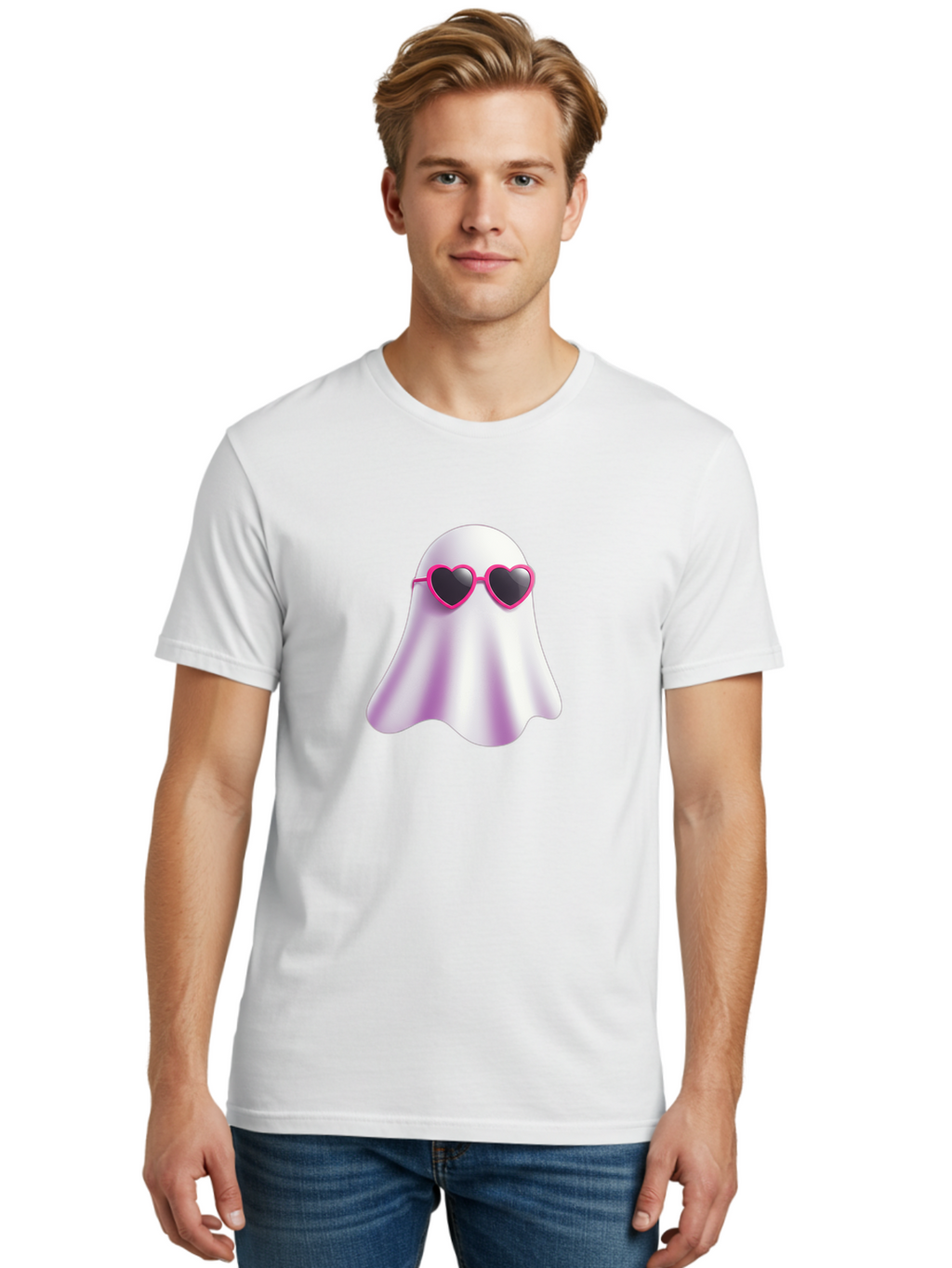Ghost-Emoji Men'S Graphic Tee, 100% Cotton, Comfortable Casual Summer Wear, Machine Washable, Vintage Camera, Old Camera, Antique Camera, Black Camera, Classic Photography, Photography Equipment, Nostalgic Device, Film Camera, Camera Art Bam513