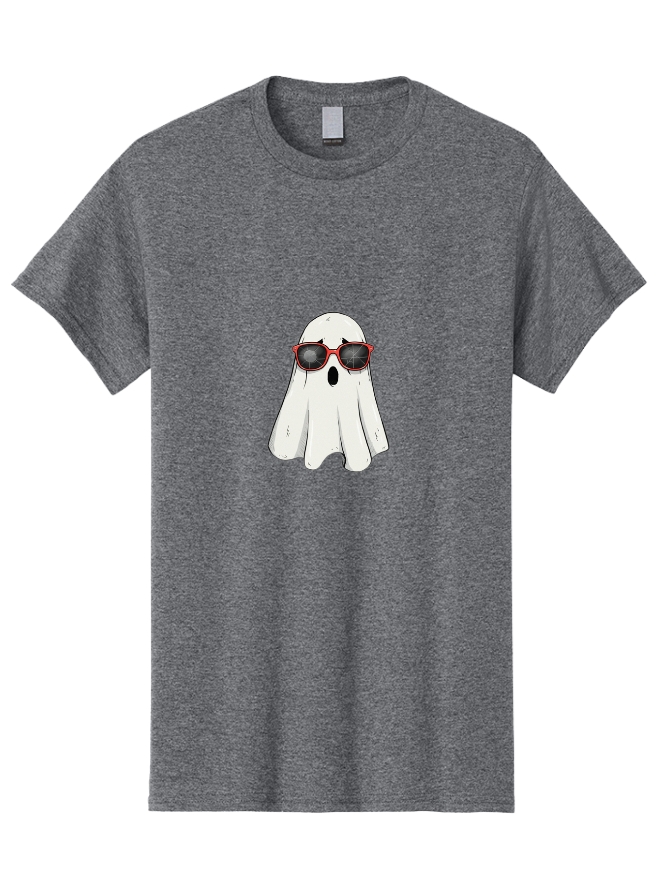 Ghost-In-Red-Sunglasses Men'S Graphic Tee, 100% Cotton, Comfortable Casual Summer Wear, Machine Washable, Vintage Camera, Old Camera, Antique Camera, Black Camera, Classic Photography, Photography Equipment, Nostalgic Device, Film Camera, Bam517