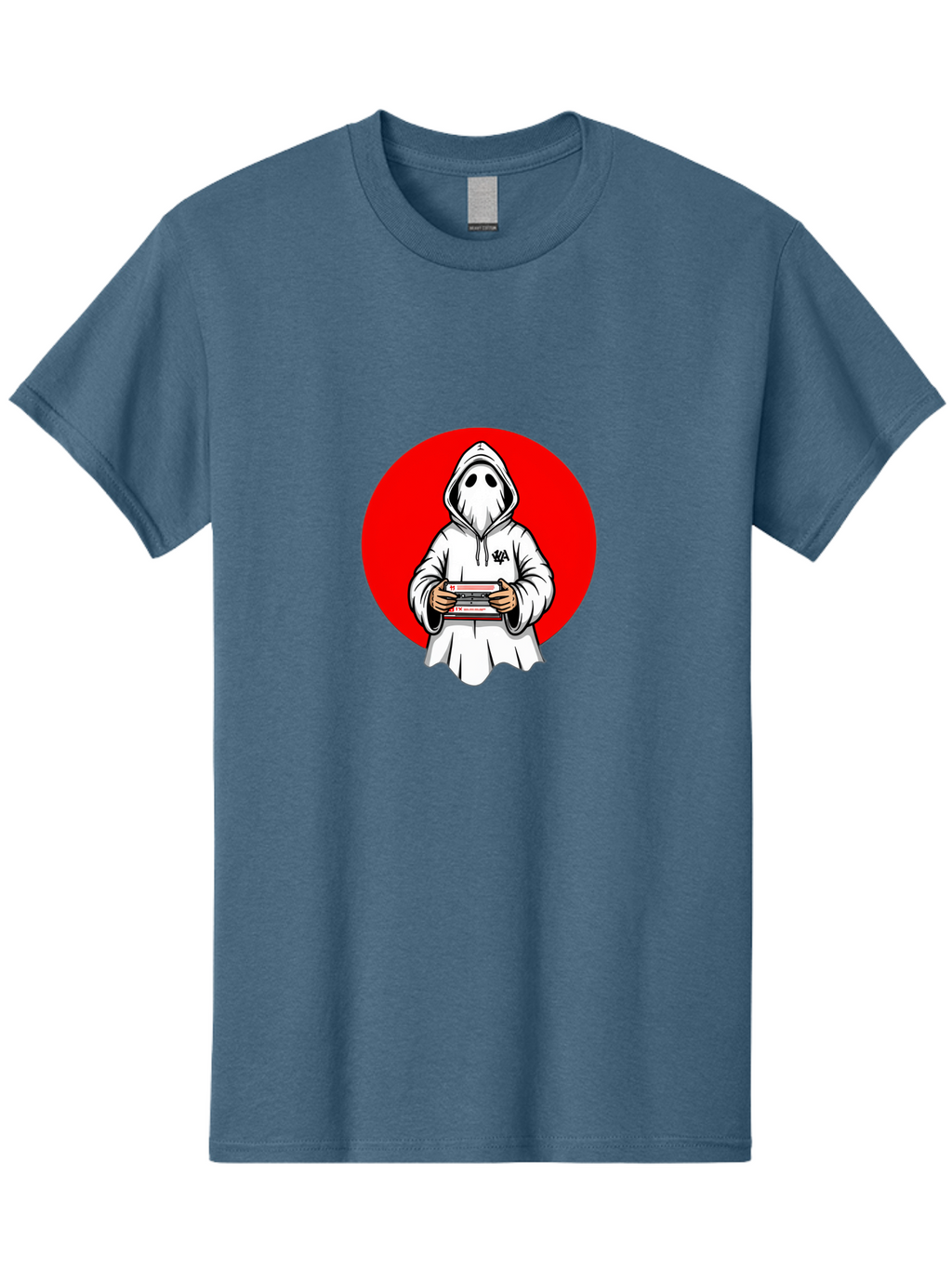 Ghost-Playing-Game Men'S Graphic Tee, 100% Cotton, Comfortable Casual Summer Wear, Machine Washable, Vintage Camera, Old Camera, Antique Camera, Black Camera, Classic Photography, Photography Equipment, Nostalgic Device, Film Camera, Bam521