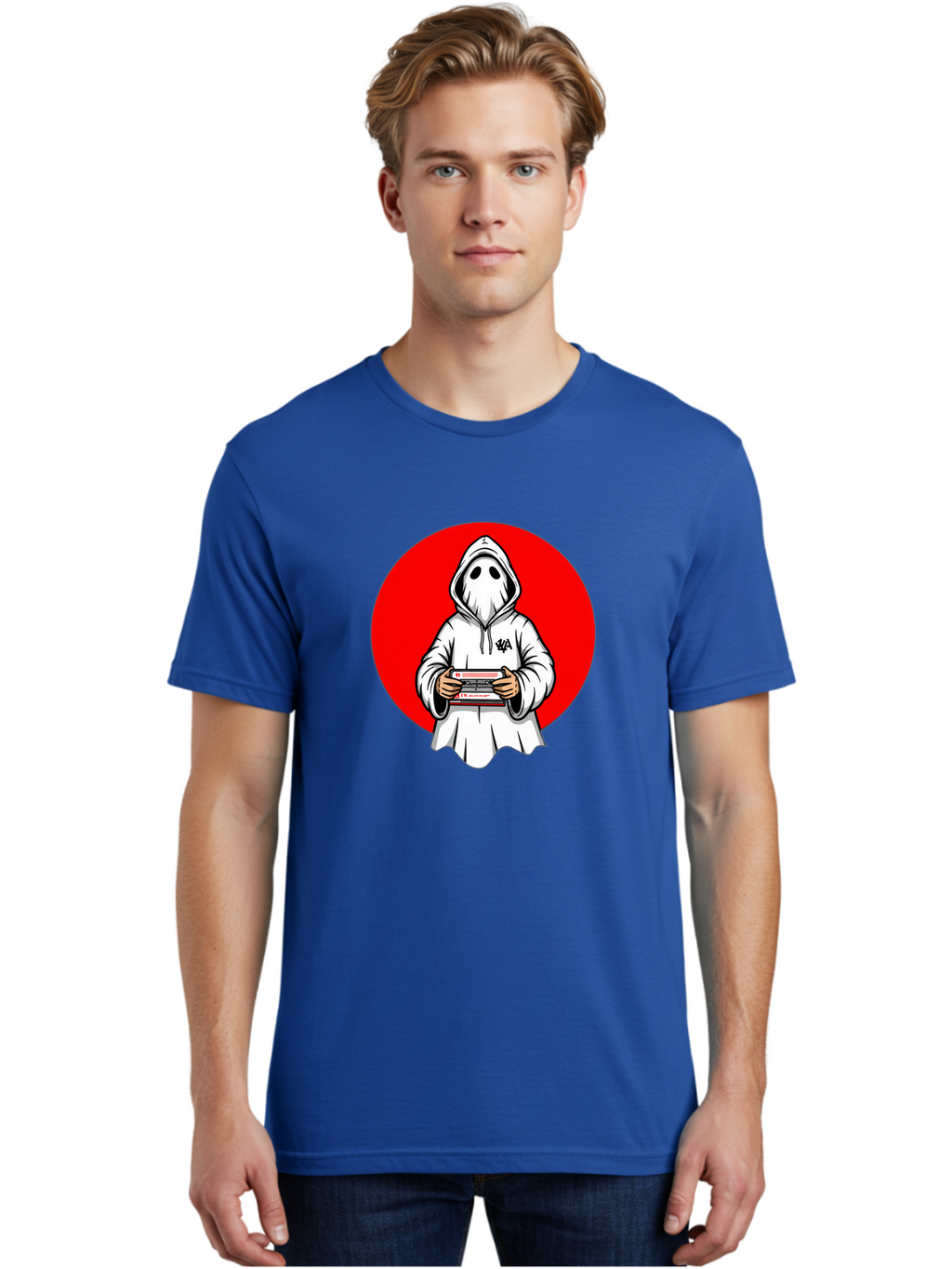 Ghost-Playing-Game Men'S Graphic Tee, 100% Cotton, Comfortable Casual Summer Wear, Machine Washable, Vintage Camera, Old Camera, Antique Camera, Black Camera, Classic Photography, Photography Equipment, Nostalgic Device, Film Camera, Bam521