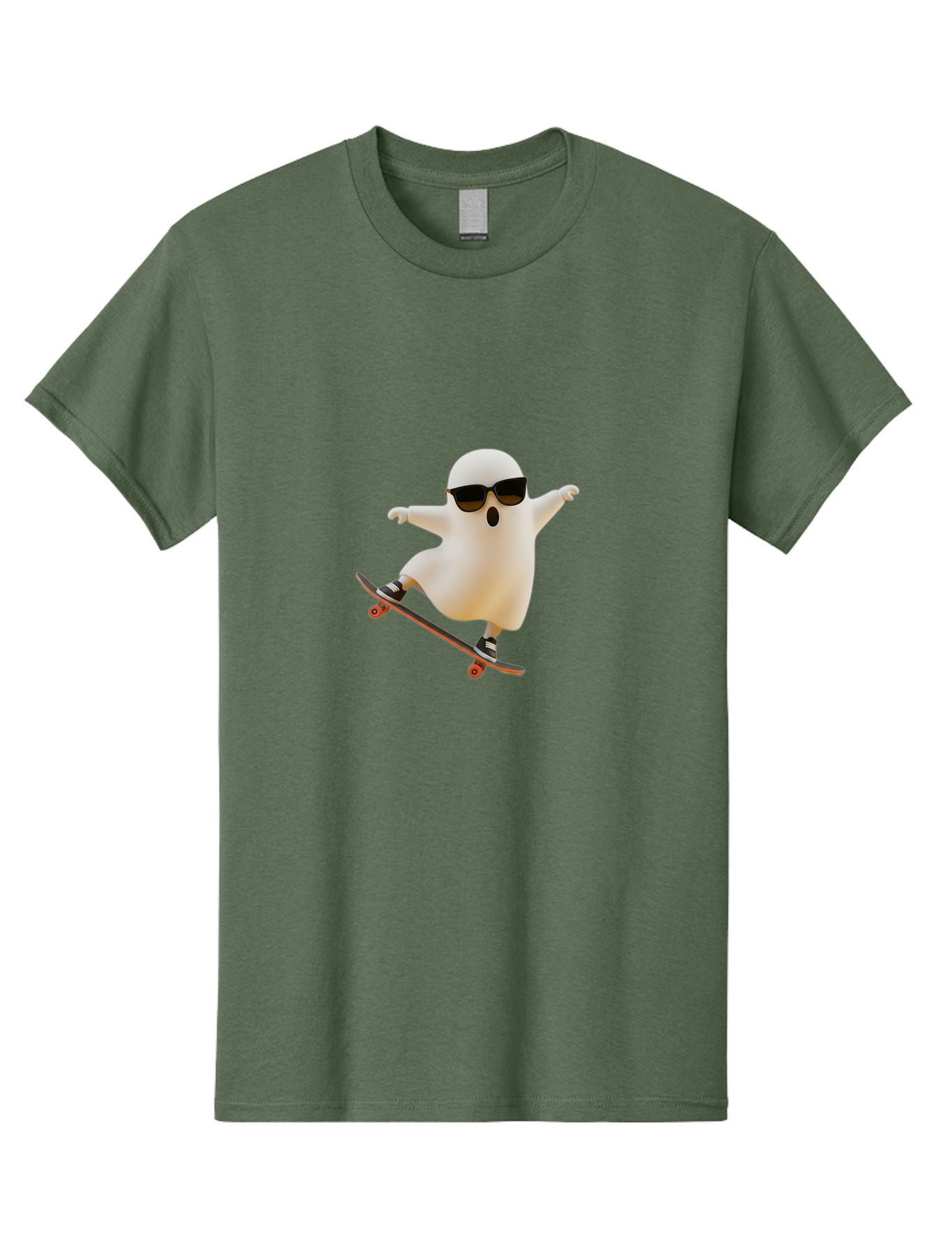 Ghost-Skateboarder-1 Men'S Graphic Tee, 100% Cotton, Comfortable Casual Summer Wear, Machine Washable, Vintage Camera, Old Camera, Antique Camera, Black Camera, Classic Photography, Photography Equipment, Nostalgic Device, Film Camera, Bam523