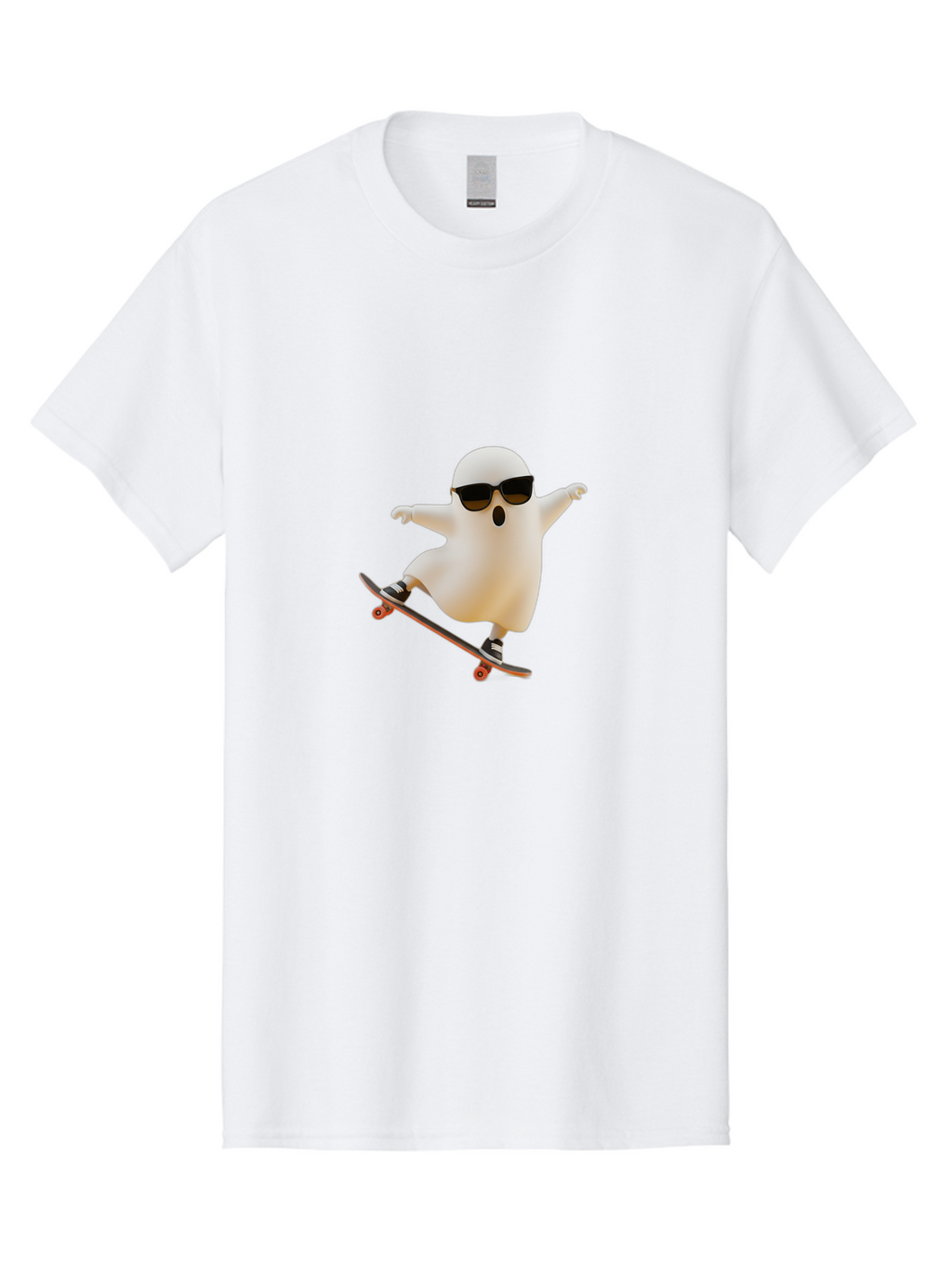 Ghost-Skateboarder-1 Men'S Graphic Tee, 100% Cotton, Comfortable Casual Summer Wear, Machine Washable, Vintage Camera, Old Camera, Antique Camera, Black Camera, Classic Photography, Photography Equipment, Nostalgic Device, Film Camera, Bam523