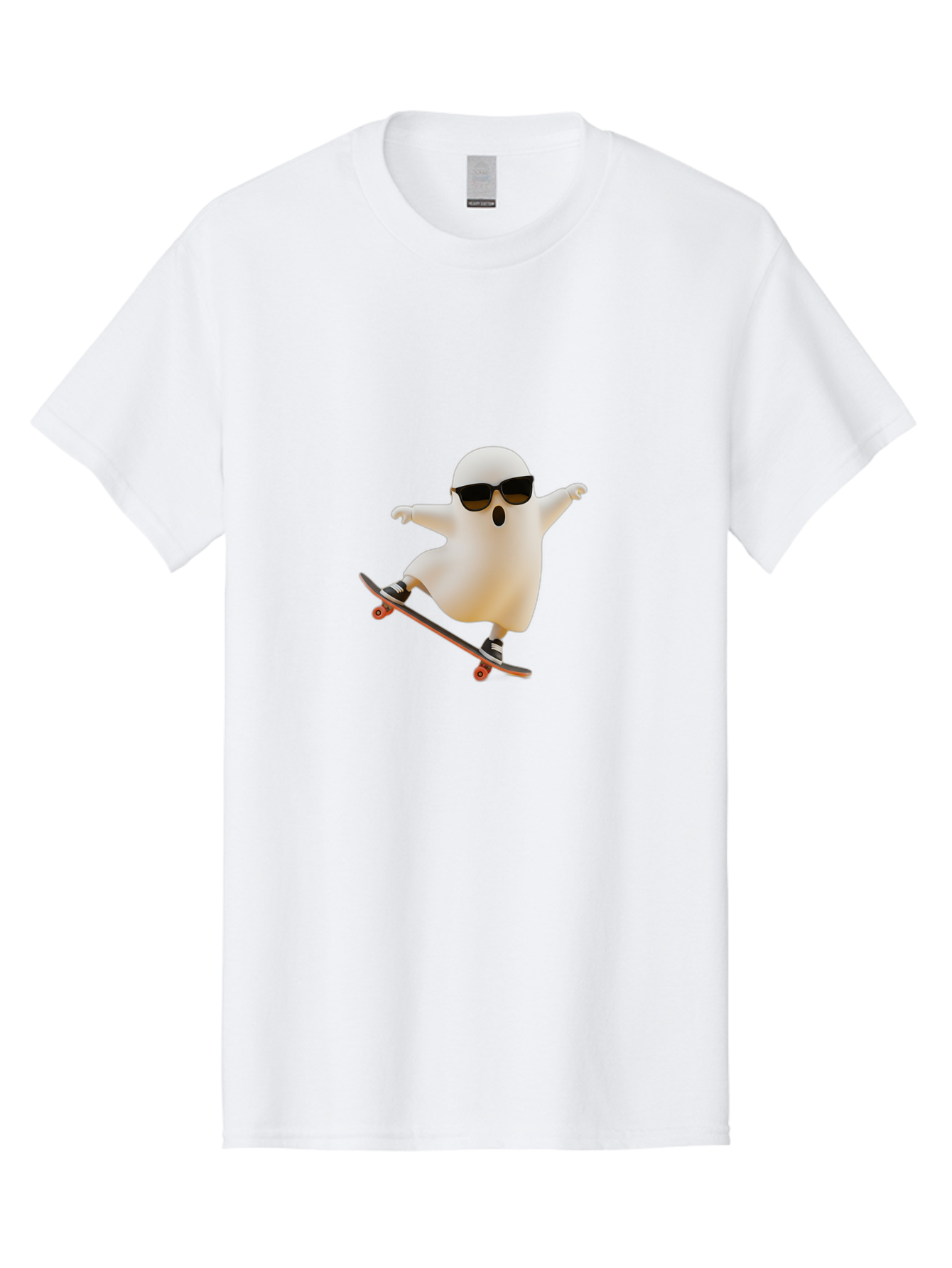 Ghost-Skateboarder-1 Men'S Graphic Tee, 100% Cotton, Comfortable Casual Summer Wear, Machine Washable, Vintage Camera, Old Camera, Antique Camera, Black Camera, Classic Photography, Photography Equipment, Nostalgic Device, Film Camera, Bam523