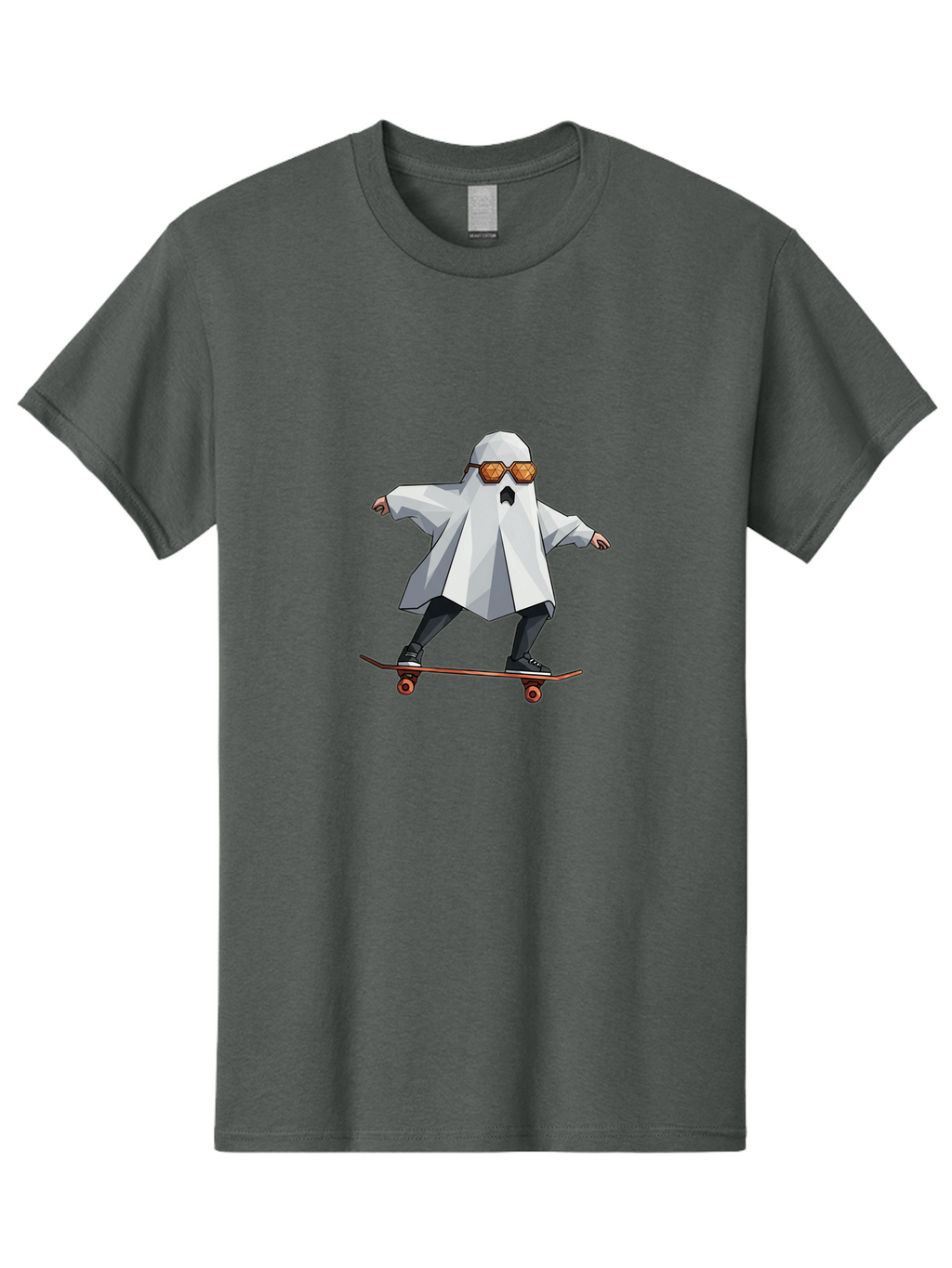 Ghost-Skateboarder-4 Men'S Graphic Tee, 100% Cotton, Comfortable Casual Summer Wear, Machine Washable, Vintage Camera, Old Camera, Antique Camera, Black Camera, Classic Photography, Photography Equipment, Nostalgic Device, Film Camera, Bam526
