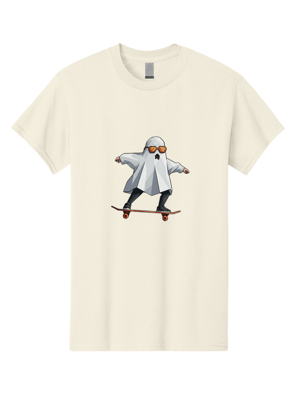 Ghost-Skateboarder-4 Men'S Graphic Tee, 100% Cotton, Comfortable Casual Summer Wear, Machine Washable, Vintage Camera, Old Camera, Antique Camera, Black Camera, Classic Photography, Photography Equipment, Nostalgic Device, Film Camera, Bam526
