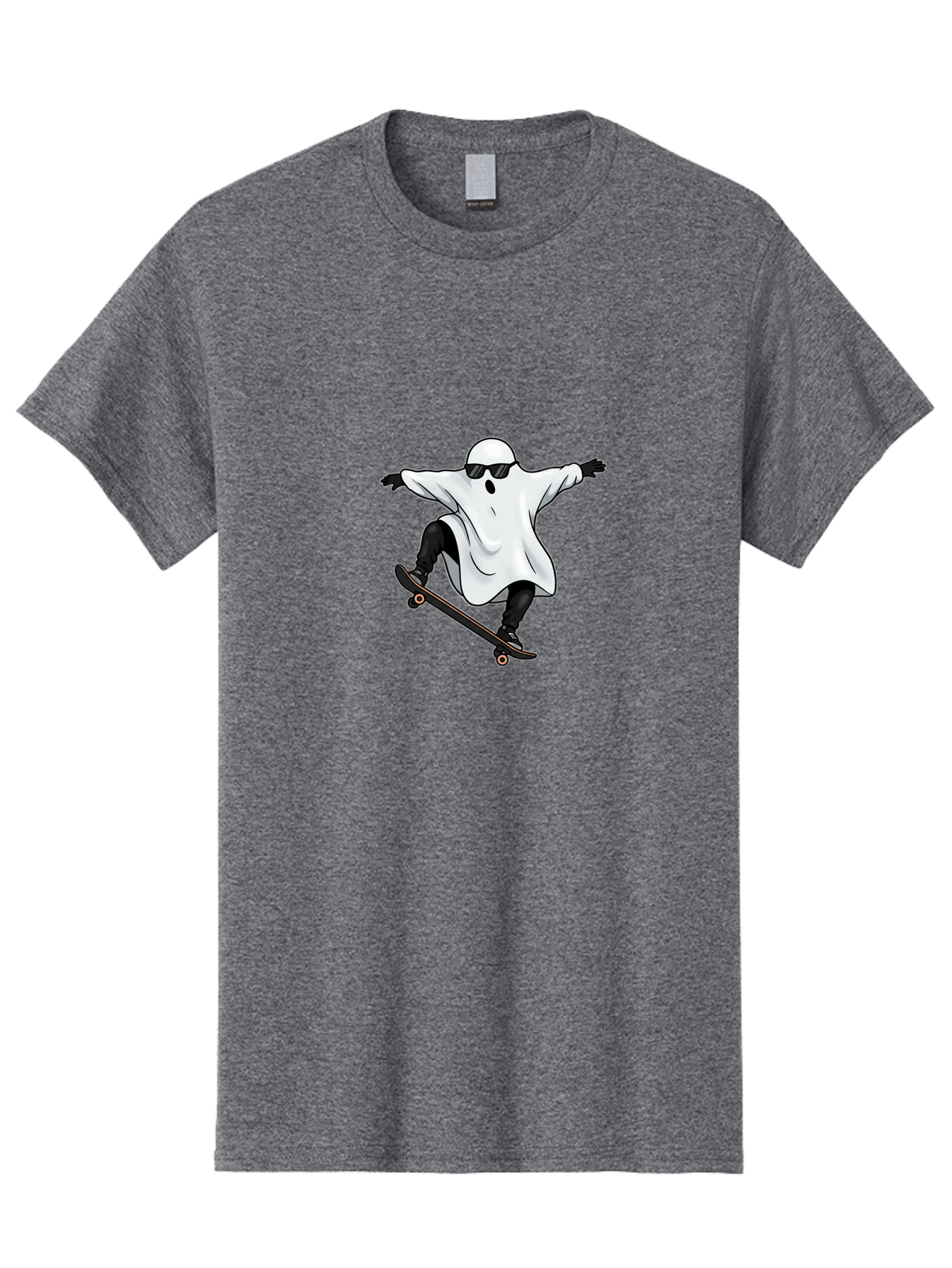 Ghost-Skateboarder Men'S Graphic Tee, 100% Cotton, Comfortable Casual Summer Wear, Machine Washable, Vintage Camera, Old Camera, Antique Camera, Black Camera, Classic Photography, Photography Equipment, Nostalgic Device, Film Camera, Bam527