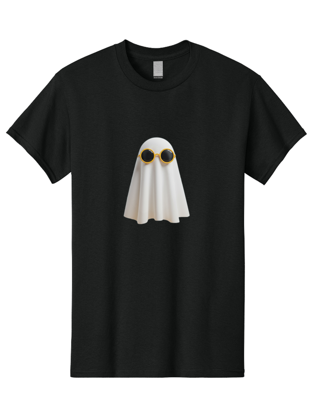 Ghost-Sunglasses-1 Men'S Graphic Tee, 100% Cotton, Comfortable Casual Summer Wear, Machine Washable, Vintage Camera, Old Camera, Antique Camera, Black Camera, Classic Photography, Photography Equipment, Nostalgic Device, Film Camera, Bam528