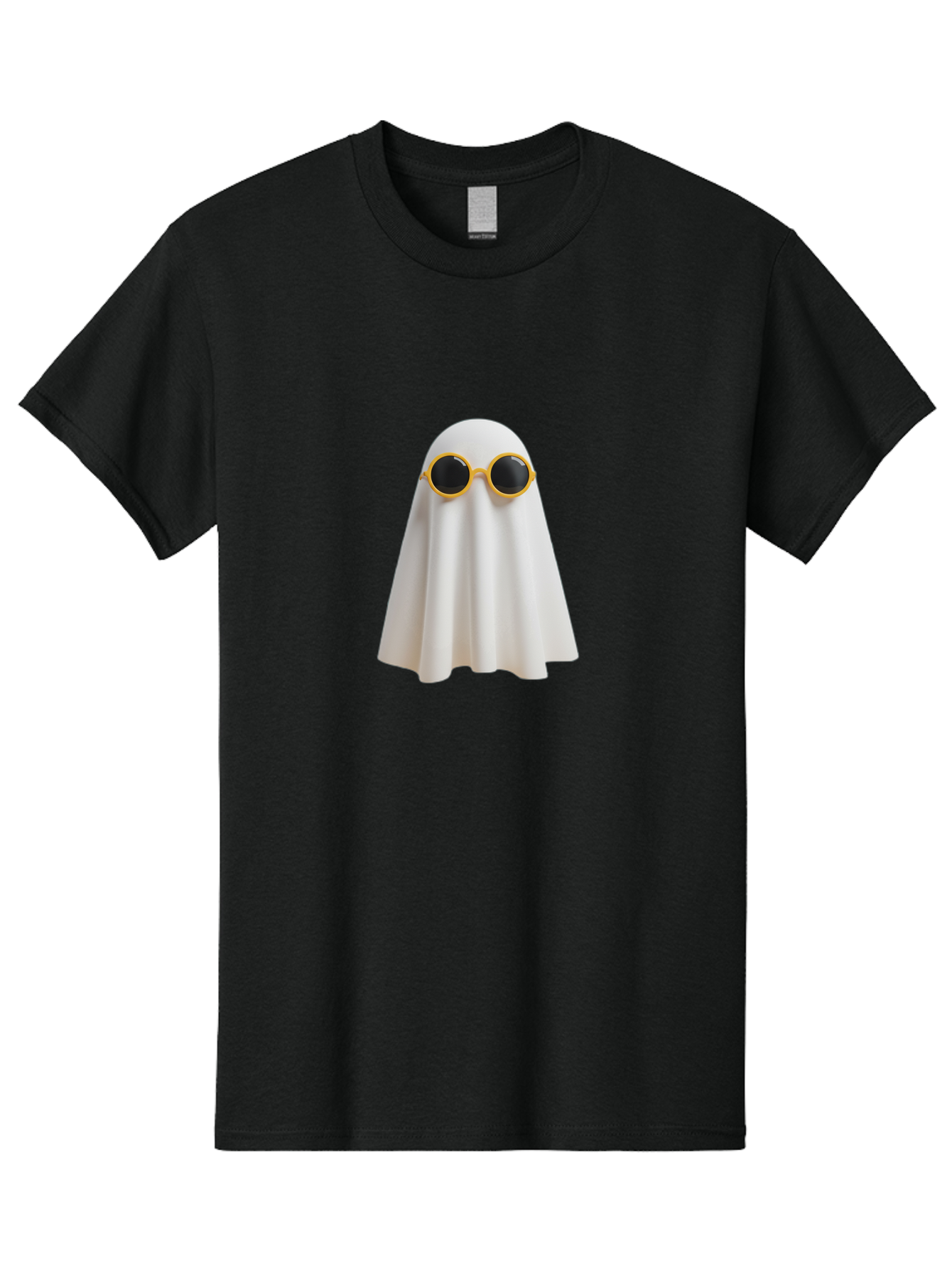 Ghost-Sunglasses-1 Men'S Graphic Tee, 100% Cotton, Comfortable Casual Summer Wear, Machine Washable, Vintage Camera, Old Camera, Antique Camera, Black Camera, Classic Photography, Photography Equipment, Nostalgic Device, Film Camera, Bam528