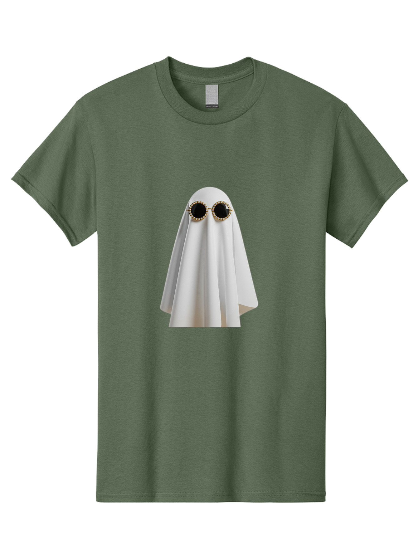 Ghost-Sunglasses-2 Men'S Graphic Tee, 100% Cotton, Comfortable Casual Summer Wear, Machine Washable, Vintage Camera, Old Camera, Antique Camera, Black Camera, Classic Photography, Photography Equipment, Nostalgic Device, Film Camera, Bam529