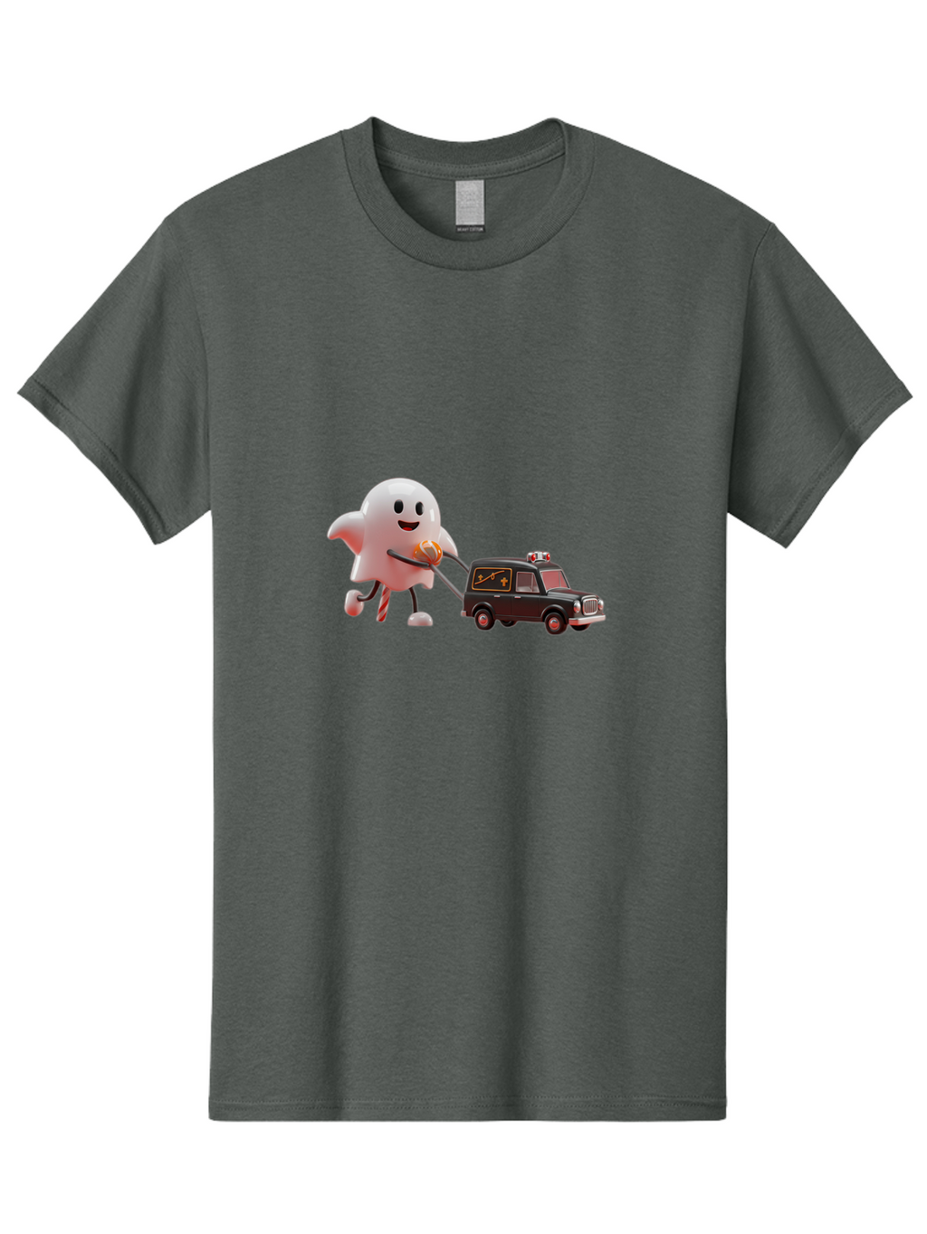 Ghost-Towing-Hearse Men'S Graphic Tee, 100% Cotton, Comfortable Casual Summer Wear, Machine Washable, Vintage Camera, Old Camera, Antique Camera, Black Camera, Classic Photography, Photography Equipment, Nostalgic Device, Film Camera, Bam532