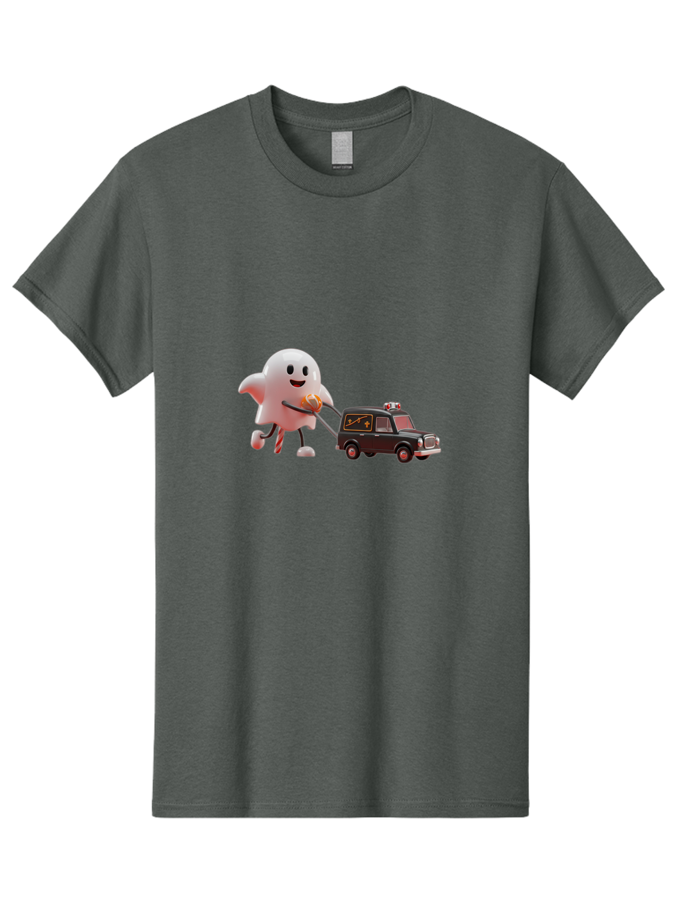 Ghost-Towing-Hearse Men'S Graphic Tee, 100% Cotton, Comfortable Casual Summer Wear, Machine Washable, Vintage Camera, Old Camera, Antique Camera, Black Camera, Classic Photography, Photography Equipment, Nostalgic Device, Film Camera, Bam532