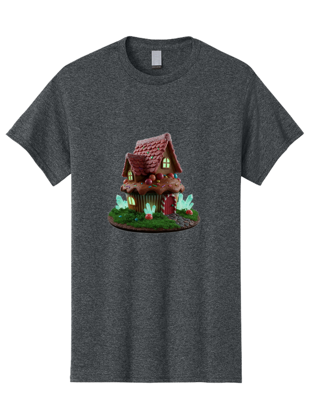 Gingerbread-House-Cupcake Men'S Graphic Tee, 100% Cotton, Comfortable Casual Summer Wear, Machine Washable, Vintage Camera, Old Camera, Antique Camera, Black Camera, Classic Photography, Photography Equipment, Nostalgic Device, Film Camera, Bam539