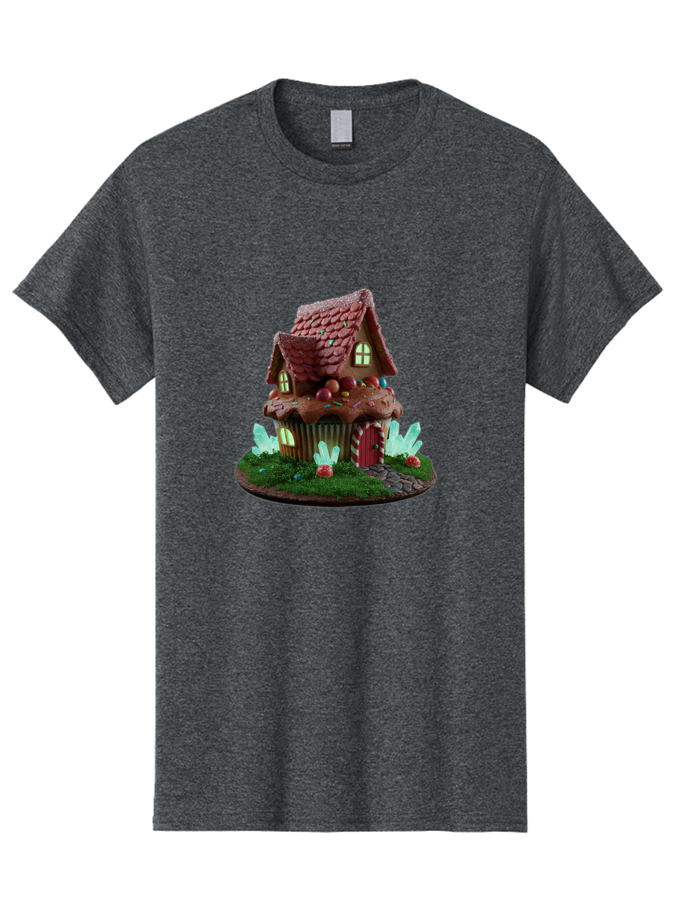 Gingerbread-House-Cupcake Men'S Graphic Tee, 100% Cotton, Comfortable Casual Summer Wear, Machine Washable, Vintage Camera, Old Camera, Antique Camera, Black Camera, Classic Photography, Photography Equipment, Nostalgic Device, Film Camera, Bam539