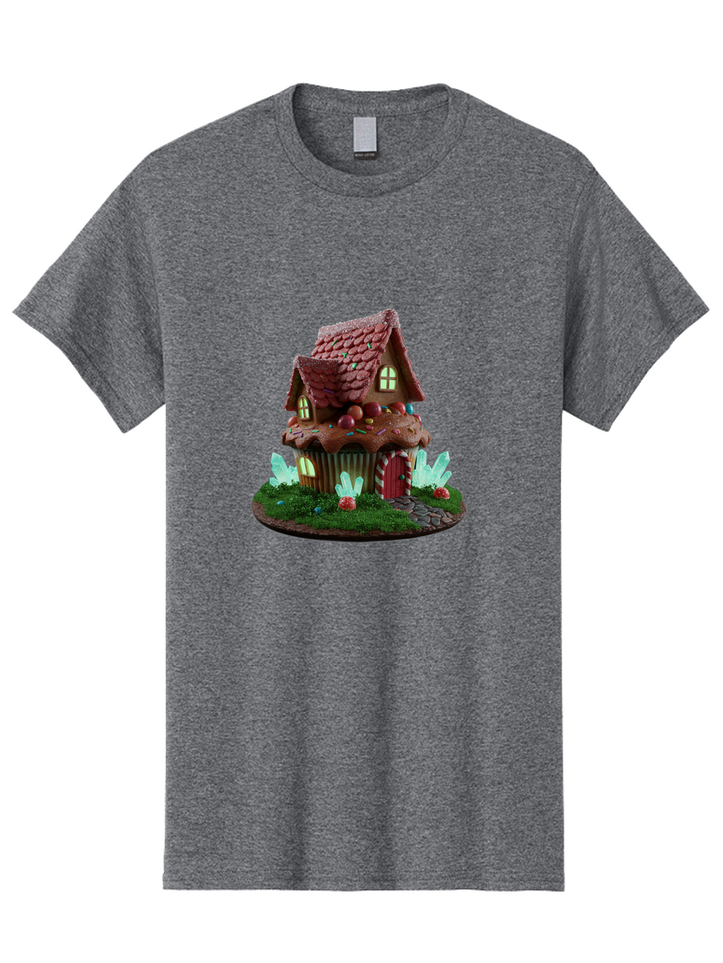 Gingerbread-House-Cupcake Men'S Graphic Tee, 100% Cotton, Comfortable Casual Summer Wear, Machine Washable, Vintage Camera, Old Camera, Antique Camera, Black Camera, Classic Photography, Photography Equipment, Nostalgic Device, Film Camera, Bam539