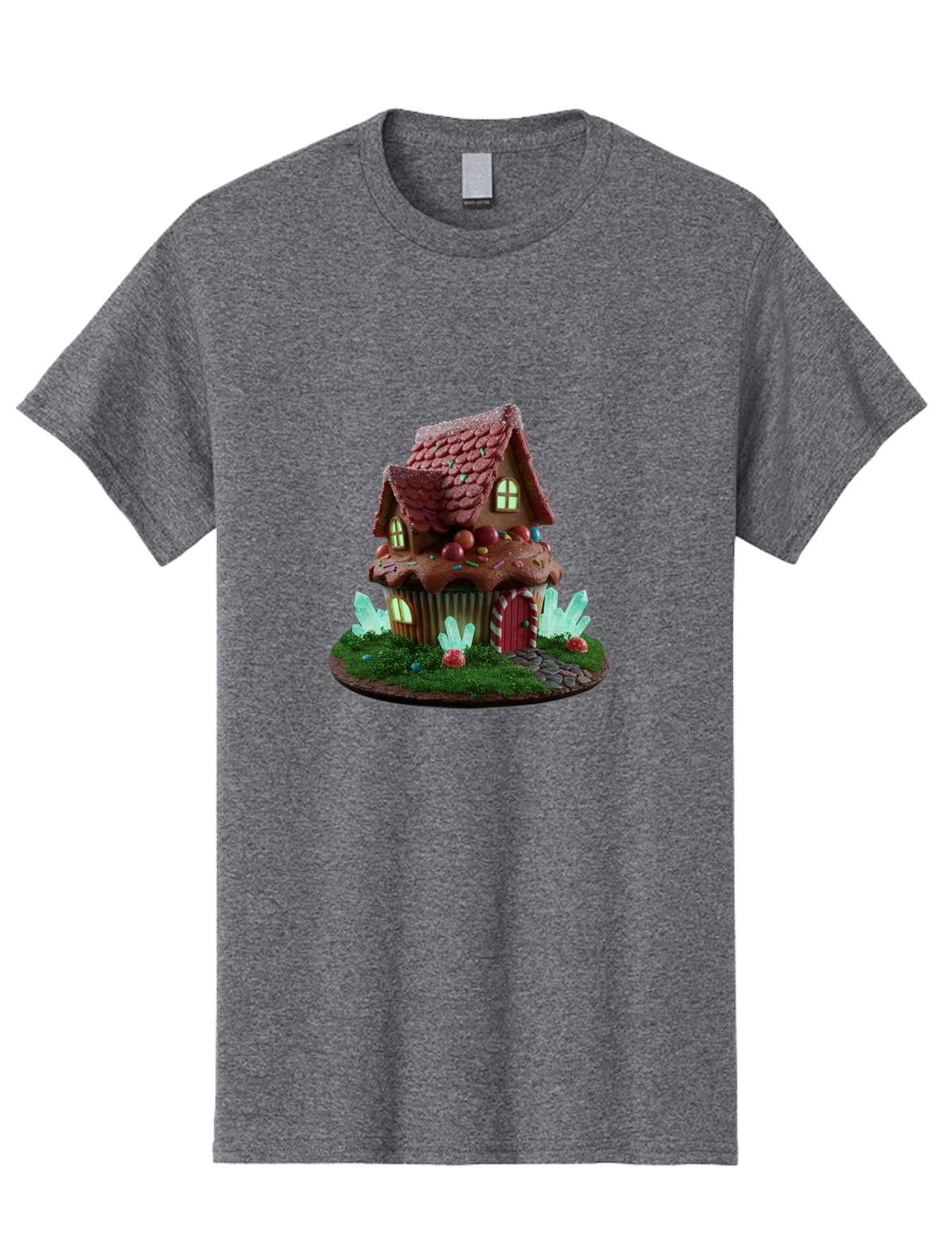 Gingerbread-House-Cupcake Men'S Graphic Tee, 100% Cotton, Comfortable Casual Summer Wear, Machine Washable, Vintage Camera, Old Camera, Antique Camera, Black Camera, Classic Photography, Photography Equipment, Nostalgic Device, Film Camera, Bam539