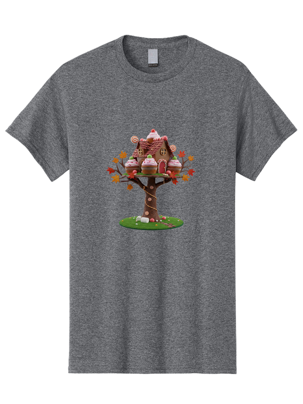 Gingerbread-House-Tree Men'S Graphic Tee, 100% Cotton, Comfortable Casual Summer Wear, Machine Washable, Vintage Camera, Old Camera, Antique Camera, Black Camera, Classic Photography, Photography Equipment, Nostalgic Device, Film Camera, Bam540