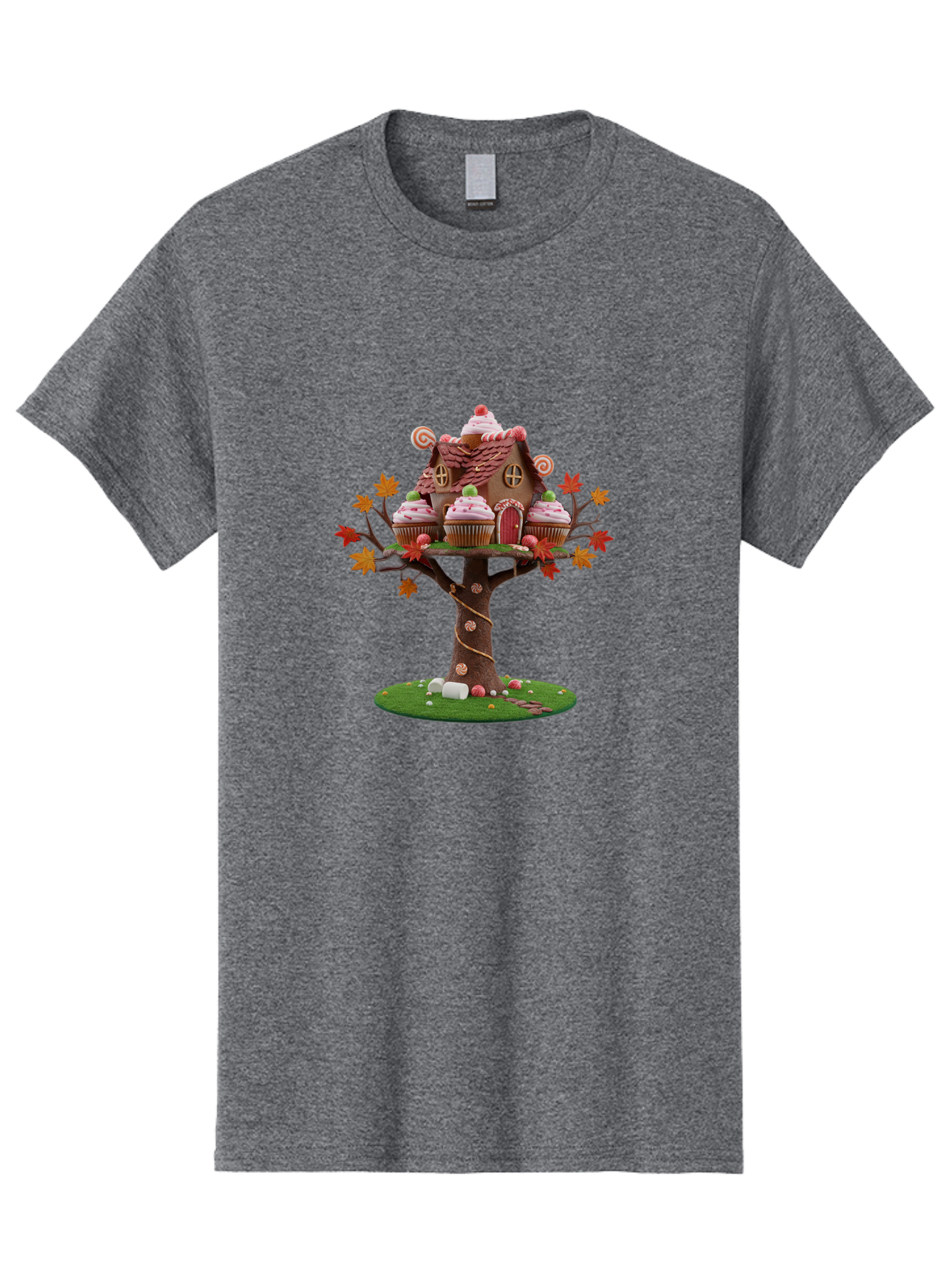 Gingerbread-House-Tree Men'S Graphic Tee, 100% Cotton, Comfortable Casual Summer Wear, Machine Washable, Vintage Camera, Old Camera, Antique Camera, Black Camera, Classic Photography, Photography Equipment, Nostalgic Device, Film Camera, Bam540