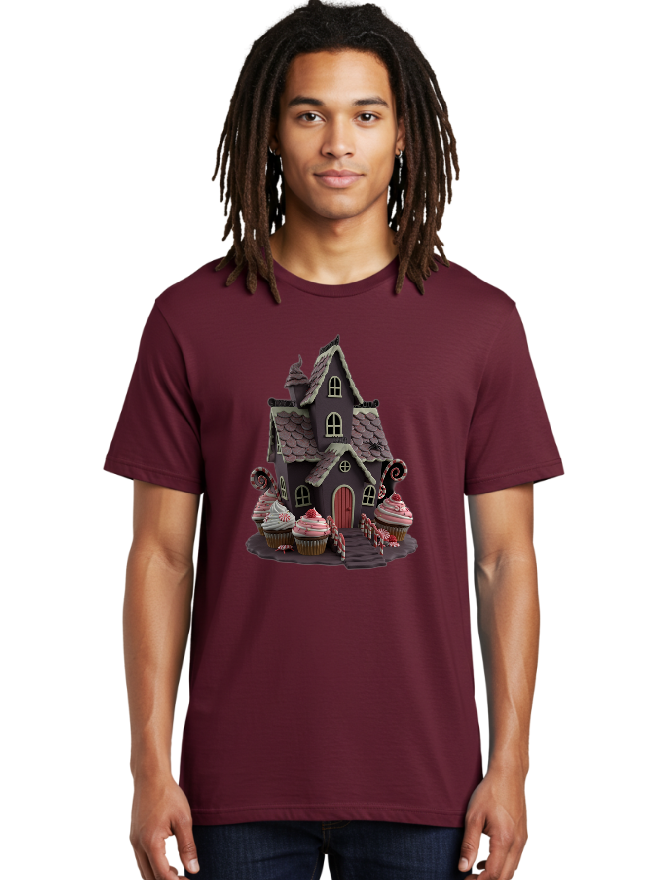 Gingerbread-House Men'S Graphic Tee, 100% Cotton, Comfortable Casual Summer Wear, Machine Washable, Vintage Camera, Old Camera, Antique Camera, Black Camera, Classic Photography, Photography Equipment, Nostalgic Device, Film Camera, Camera Art Bam541