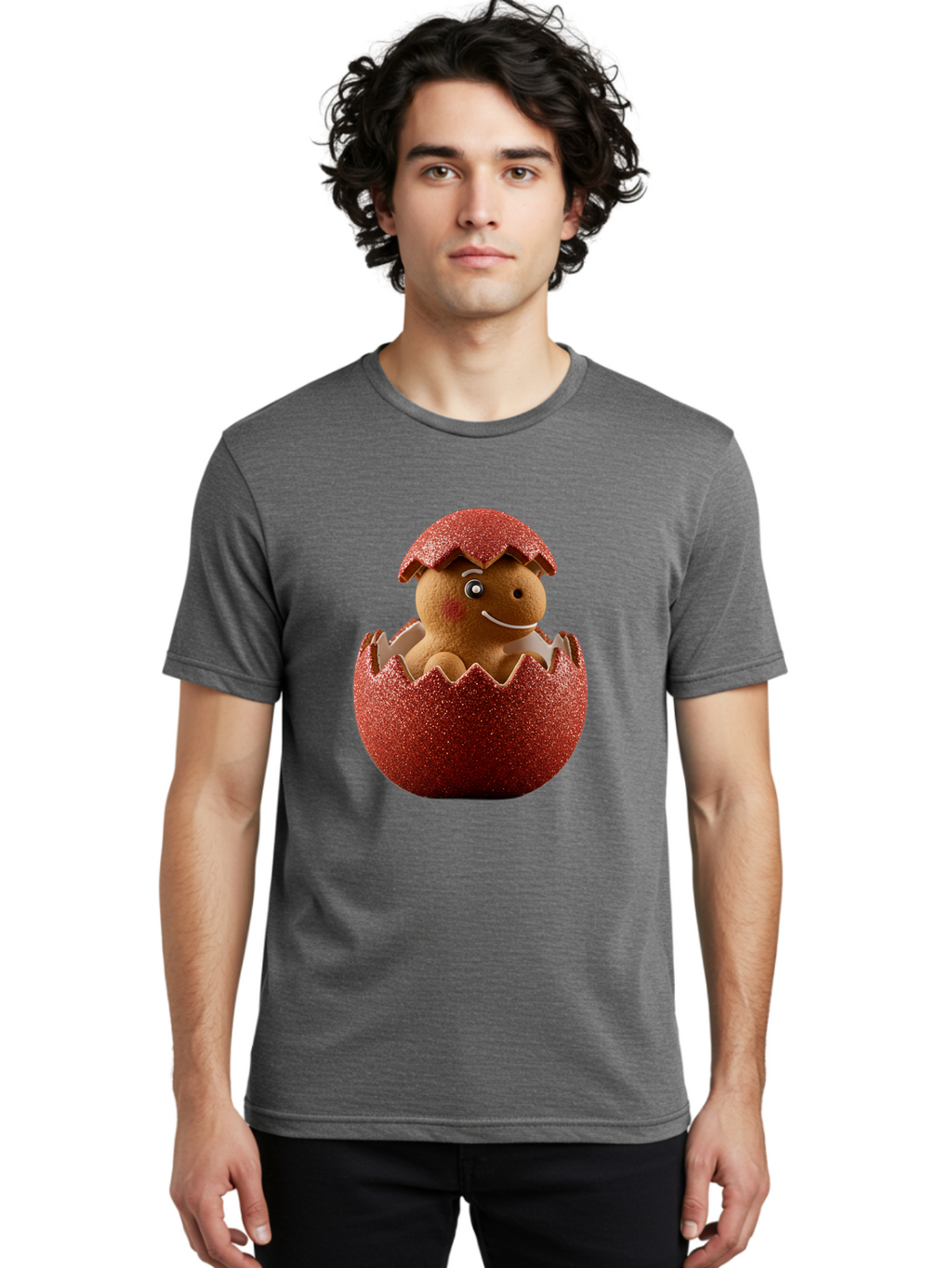 Gingerbread-Man-Hatching Men'S Graphic Tee, 100% Cotton, Comfortable Casual Summer Wear, Machine Washable, Vintage Camera, Old Camera, Antique Camera, Black Camera, Classic Photography, Photography Equipment, Nostalgic Device, Film Camera, Bam542