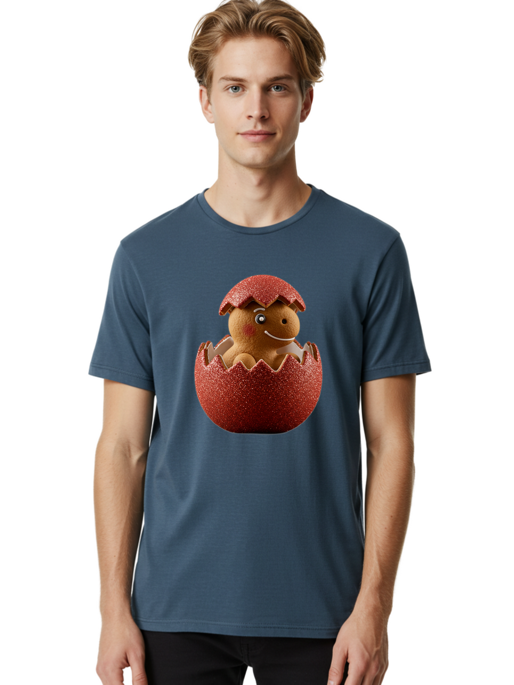 Gingerbread-Man-Hatching Men'S Graphic Tee, 100% Cotton, Comfortable Casual Summer Wear, Machine Washable, Vintage Camera, Old Camera, Antique Camera, Black Camera, Classic Photography, Photography Equipment, Nostalgic Device, Film Camera, Bam542