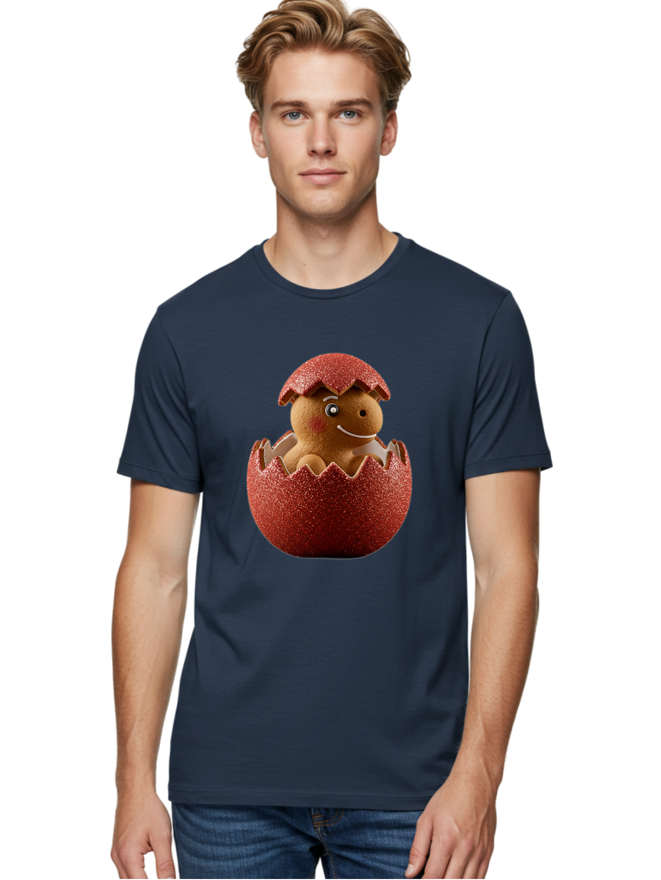 Gingerbread-Man-Hatching Men'S Graphic Tee, 100% Cotton, Comfortable Casual Summer Wear, Machine Washable, Vintage Camera, Old Camera, Antique Camera, Black Camera, Classic Photography, Photography Equipment, Nostalgic Device, Film Camera, Bam542