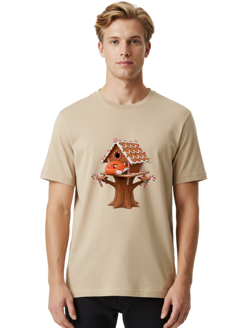 Gingerbread-Treehouse Men'S Graphic Tee, 100% Cotton, Comfortable Casual Summer Wear, Machine Washable, Vintage Camera, Old Camera, Antique Camera, Black Camera, Classic Photography, Photography Equipment, Nostalgic Device, Film Camera, Bam543