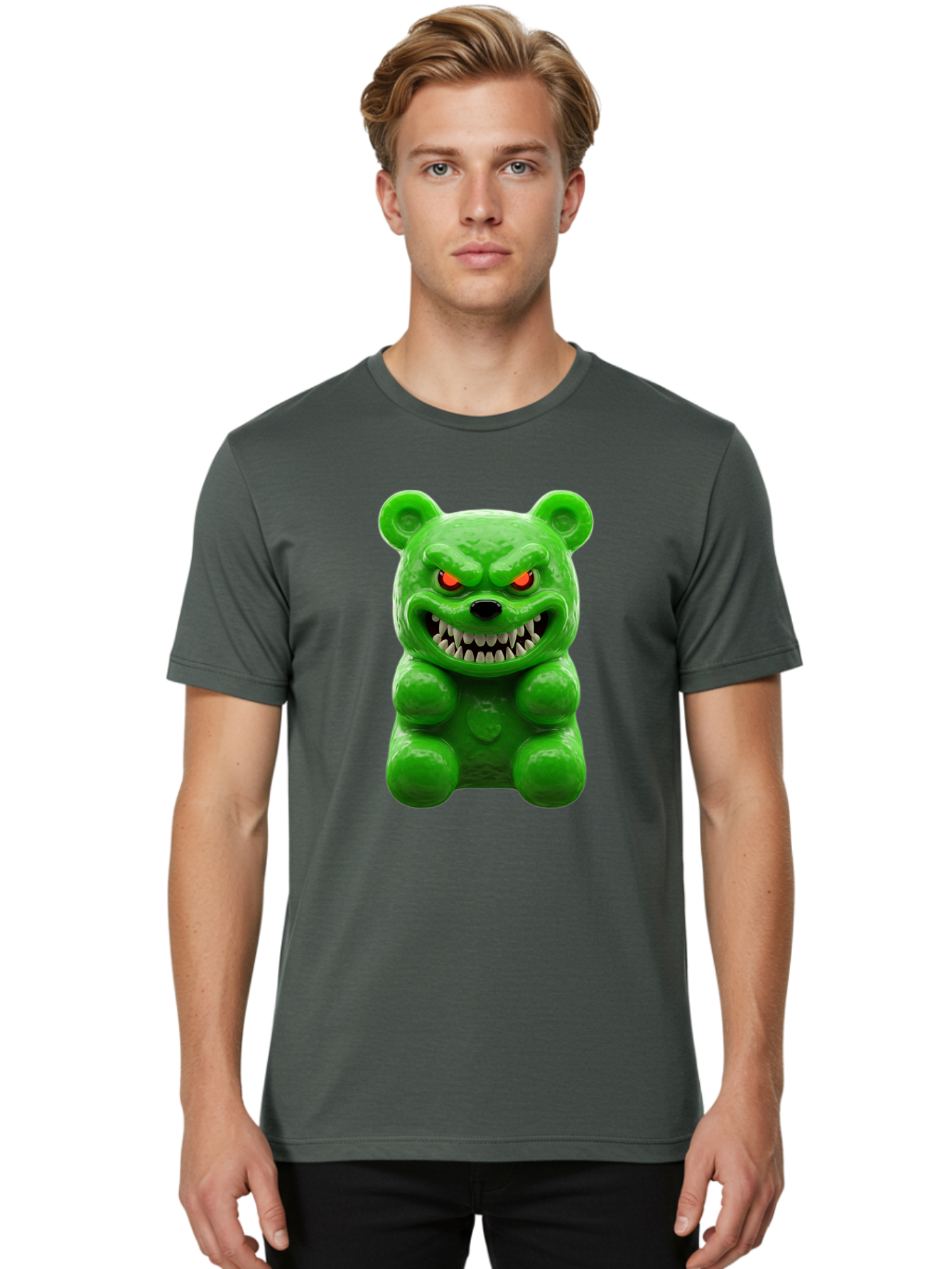 Gloomy-Bear Men'S Graphic Tee, 100% Cotton, Comfortable Casual Summer Wear, Machine Washable, Vintage Camera, Old Camera, Antique Camera, Black Camera, Classic Photography, Photography Equipment, Nostalgic Device, Film Camera, Camera Art Bam550