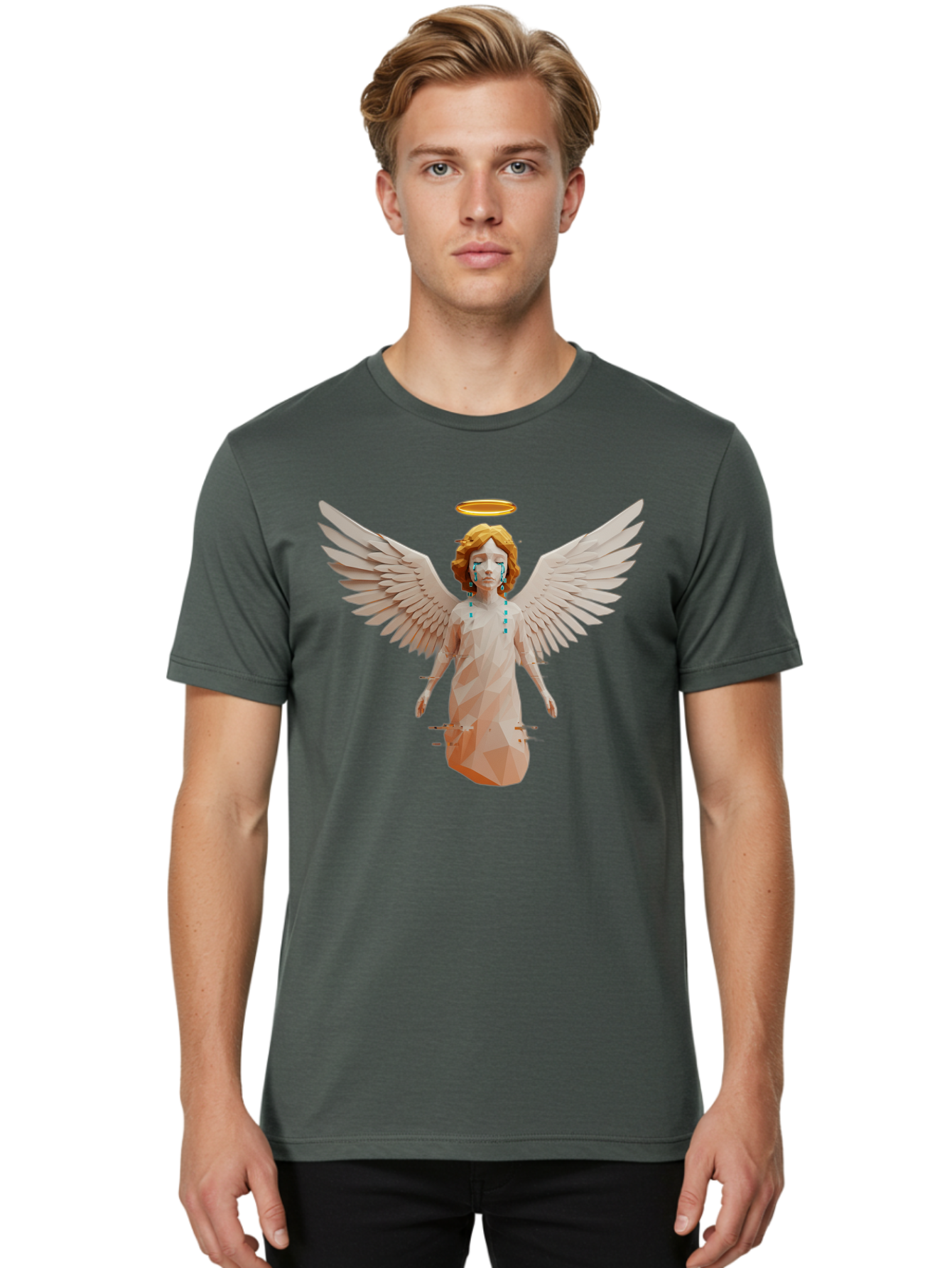 Glowing-Angel Men'S Graphic Tee, 100% Cotton, Comfortable Casual Summer Wear, Machine Washable, Vintage Camera, Old Camera, Antique Camera, Black Camera, Classic Photography, Photography Equipment, Nostalgic Device, Film Camera, Camera Art Bam551