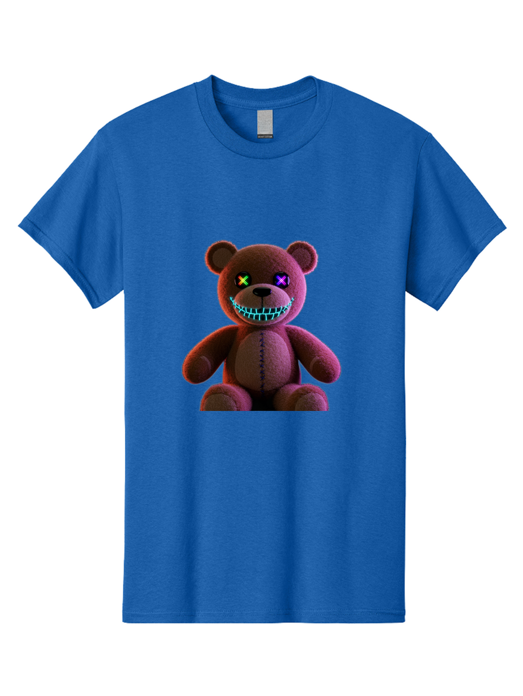Glowing-Eyes-Teddy-Bear Men'S Graphic Tee, 100% Cotton, Comfortable Casual Summer Wear, Machine Washable, Vintage Camera, Old Camera, Antique Camera, Black Camera, Classic Photography, Photography Equipment, Nostalgic Device, Film Camera, Bam552