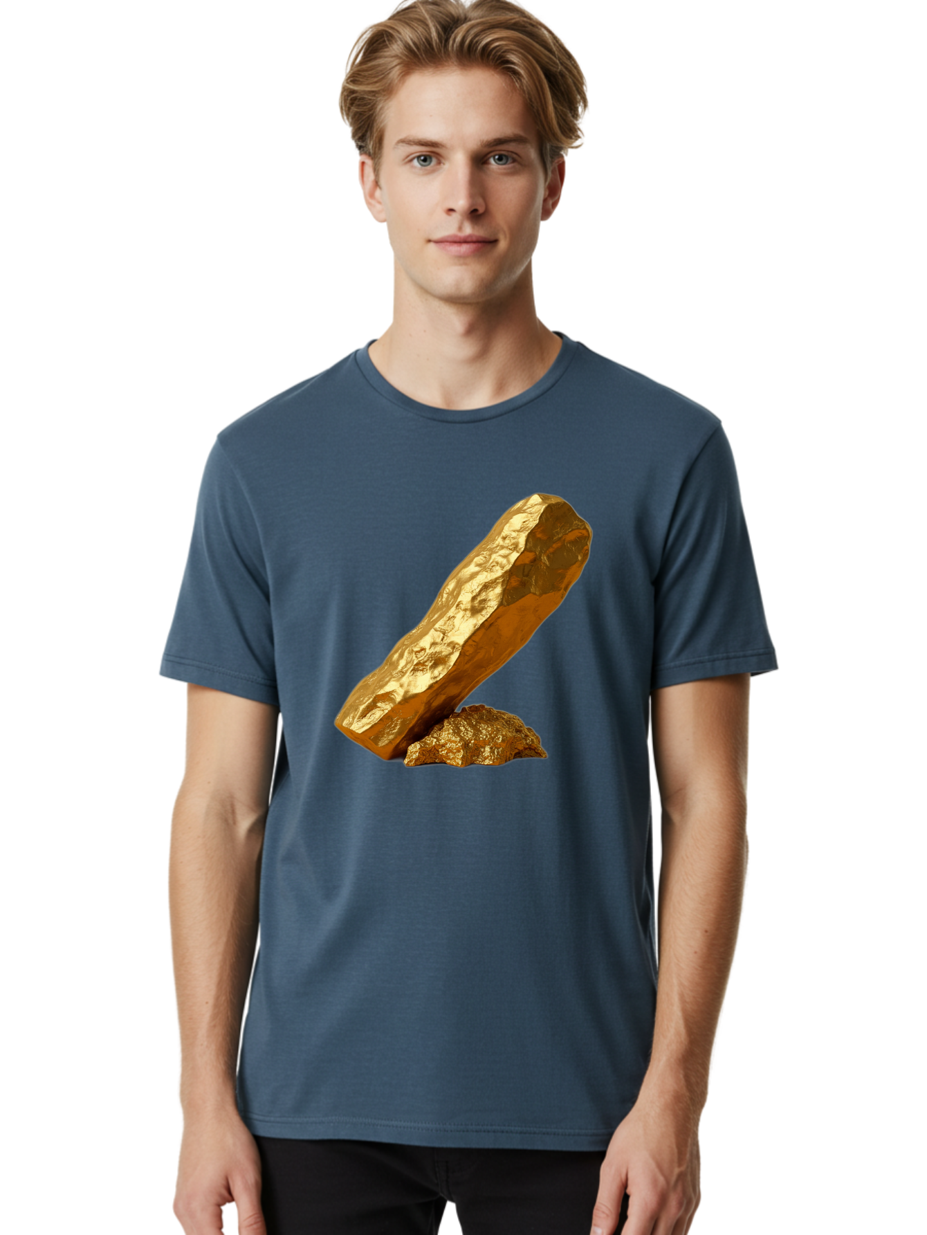Gold-Nuggets Men'S Graphic Tee, 100% Cotton, Comfortable Casual Summer Wear, Machine Washable, Vintage Camera, Old Camera, Antique Camera, Black Camera, Classic Photography, Photography Equipment, Nostalgic Device, Film Camera, Camera Art Bam556