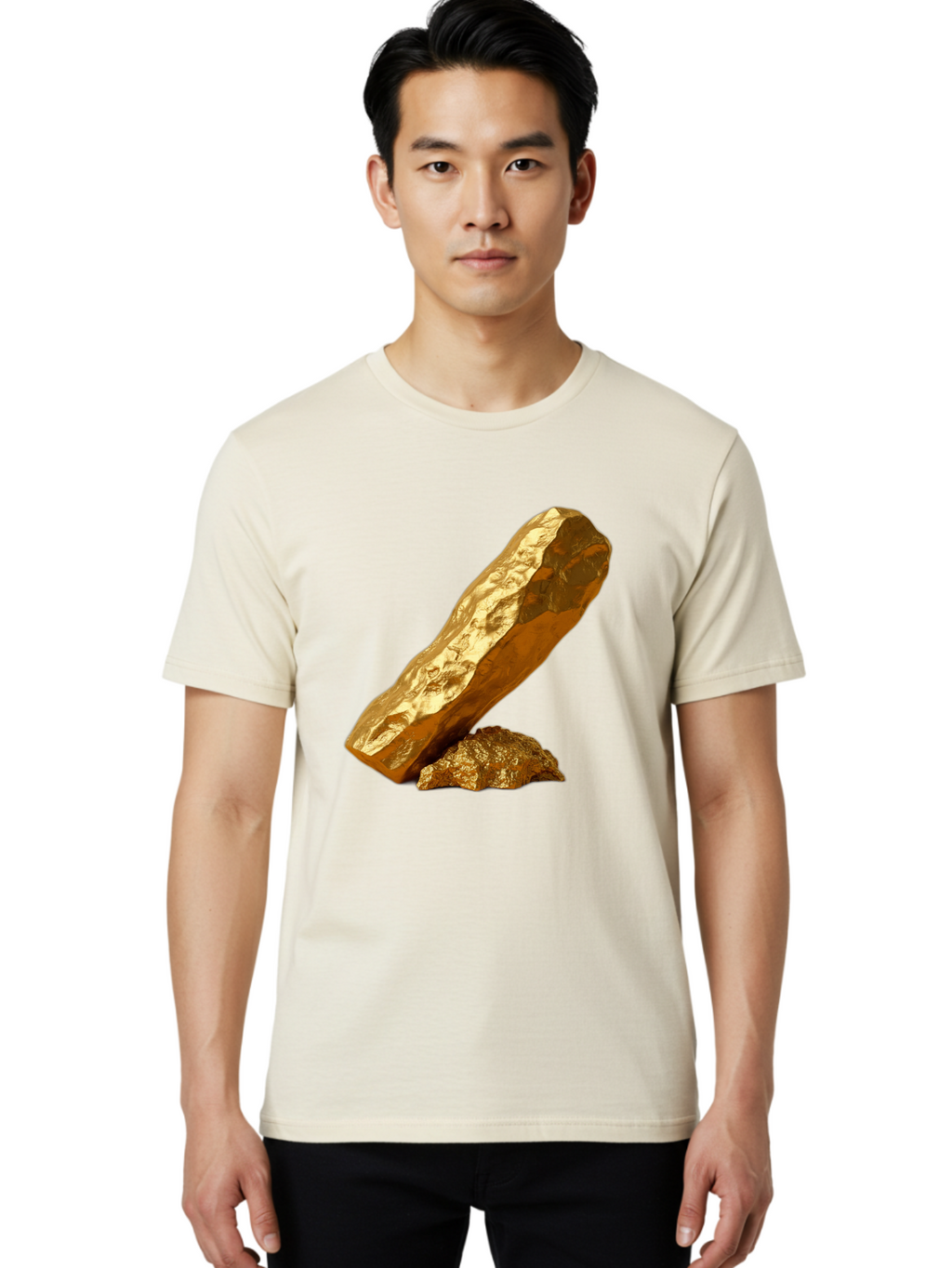 Gold-Nuggets Men'S Graphic Tee, 100% Cotton, Comfortable Casual Summer Wear, Machine Washable, Vintage Camera, Old Camera, Antique Camera, Black Camera, Classic Photography, Photography Equipment, Nostalgic Device, Film Camera, Camera Art Bam556