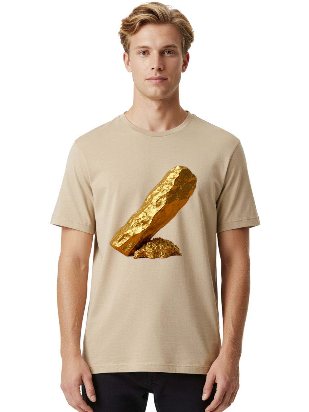Gold-Nuggets Men'S Graphic Tee, 100% Cotton, Comfortable Casual Summer Wear, Machine Washable, Vintage Camera, Old Camera, Antique Camera, Black Camera, Classic Photography, Photography Equipment, Nostalgic Device, Film Camera, Camera Art Bam556