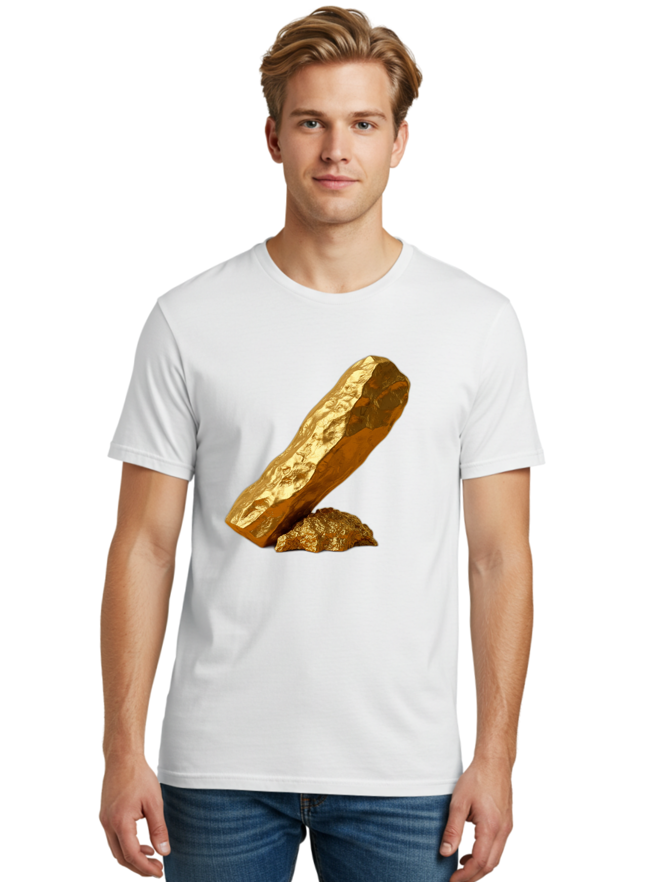 Gold-Nuggets Men'S Graphic Tee, 100% Cotton, Comfortable Casual Summer Wear, Machine Washable, Vintage Camera, Old Camera, Antique Camera, Black Camera, Classic Photography, Photography Equipment, Nostalgic Device, Film Camera, Camera Art Bam556