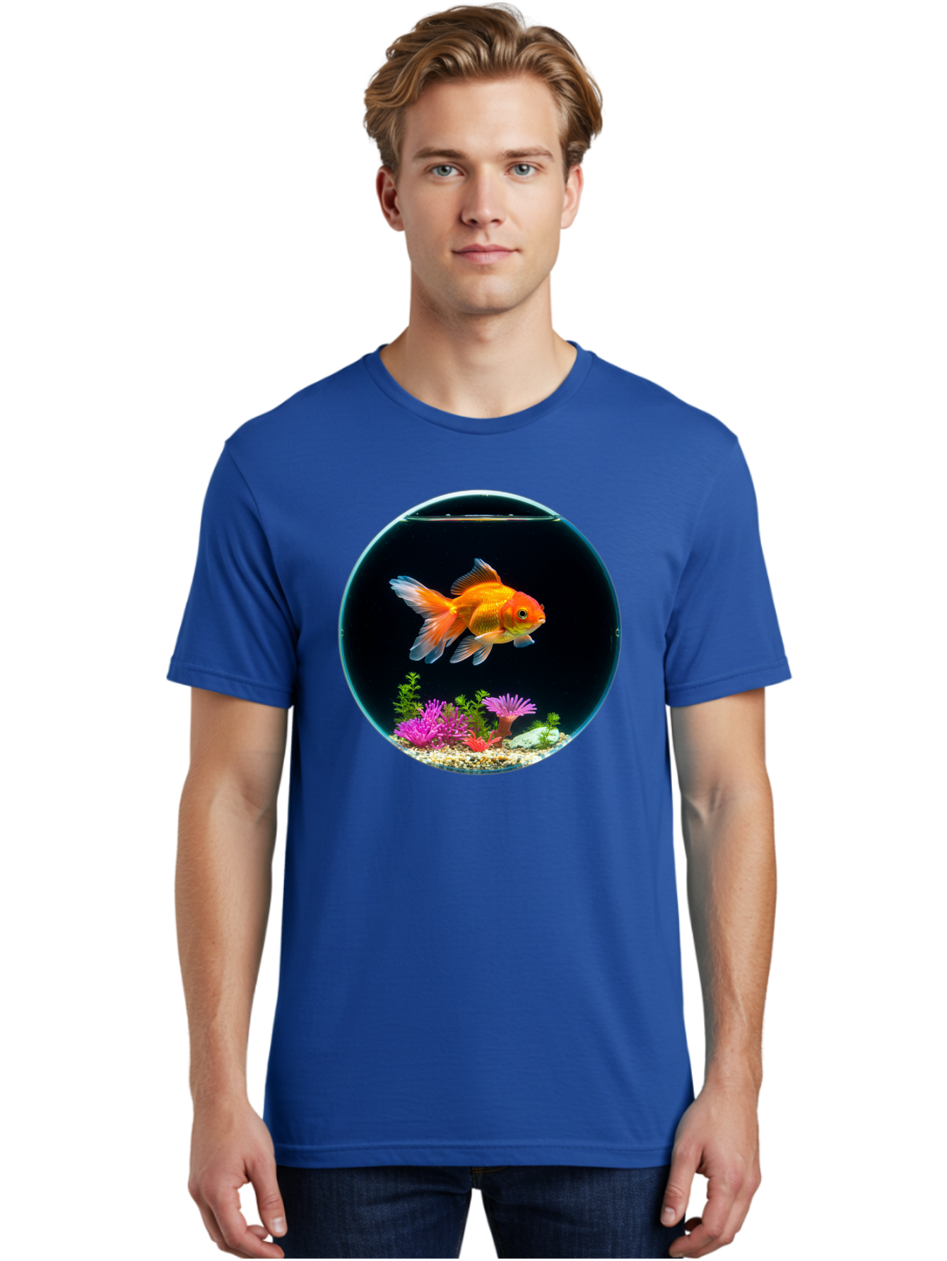 Goldfish-Bowl Men'S Graphic Tee, 100% Cotton, Comfortable Casual Summer Wear, Machine Washable, Vintage Camera, Old Camera, Antique Camera, Black Camera, Classic Photography, Photography Equipment, Nostalgic Device, Film Camera, Camera Art Bam561