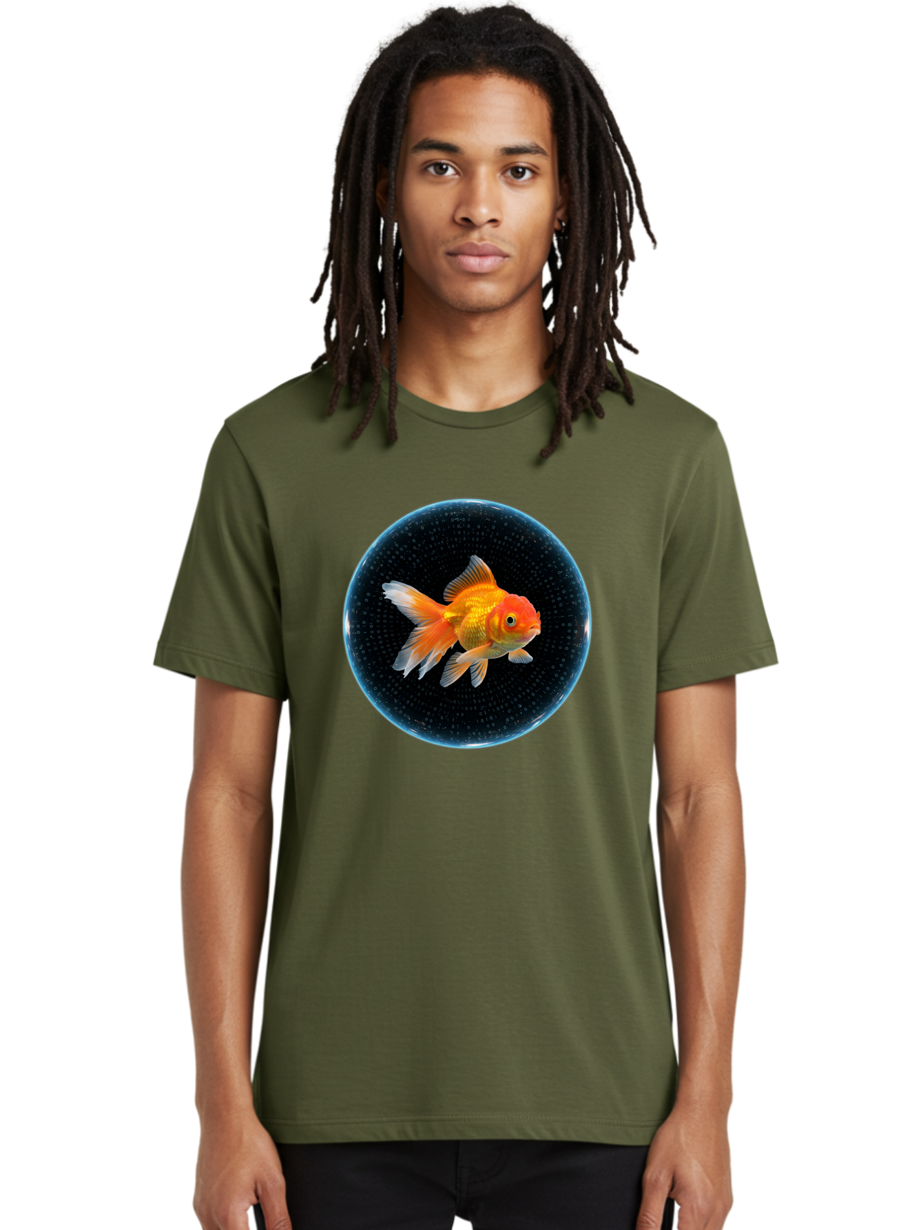 Goldfish-In-Bowl Men'S Graphic Tee, 100% Cotton, Comfortable Casual Summer Wear, Machine Washable, Vintage Camera, Old Camera, Antique Camera, Black Camera, Classic Photography, Photography Equipment, Nostalgic Device, Film Camera, Camera Art Bam564