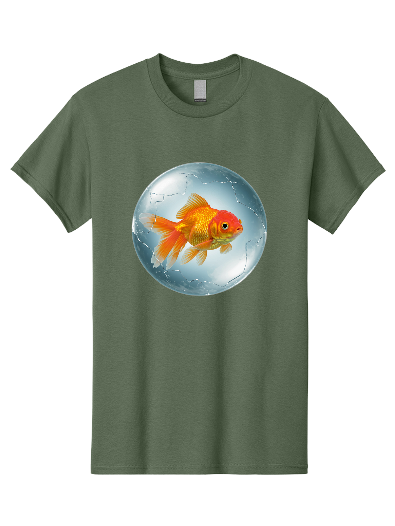 Goldfish-In-Broken-Glass Men'S Graphic Tee, 100% Cotton, Comfortable Casual Summer Wear, Machine Washable, Vintage Camera, Old Camera, Antique Camera, Black Camera, Classic Photography, Photography Equipment, Nostalgic Device, Film Camera, Bam565