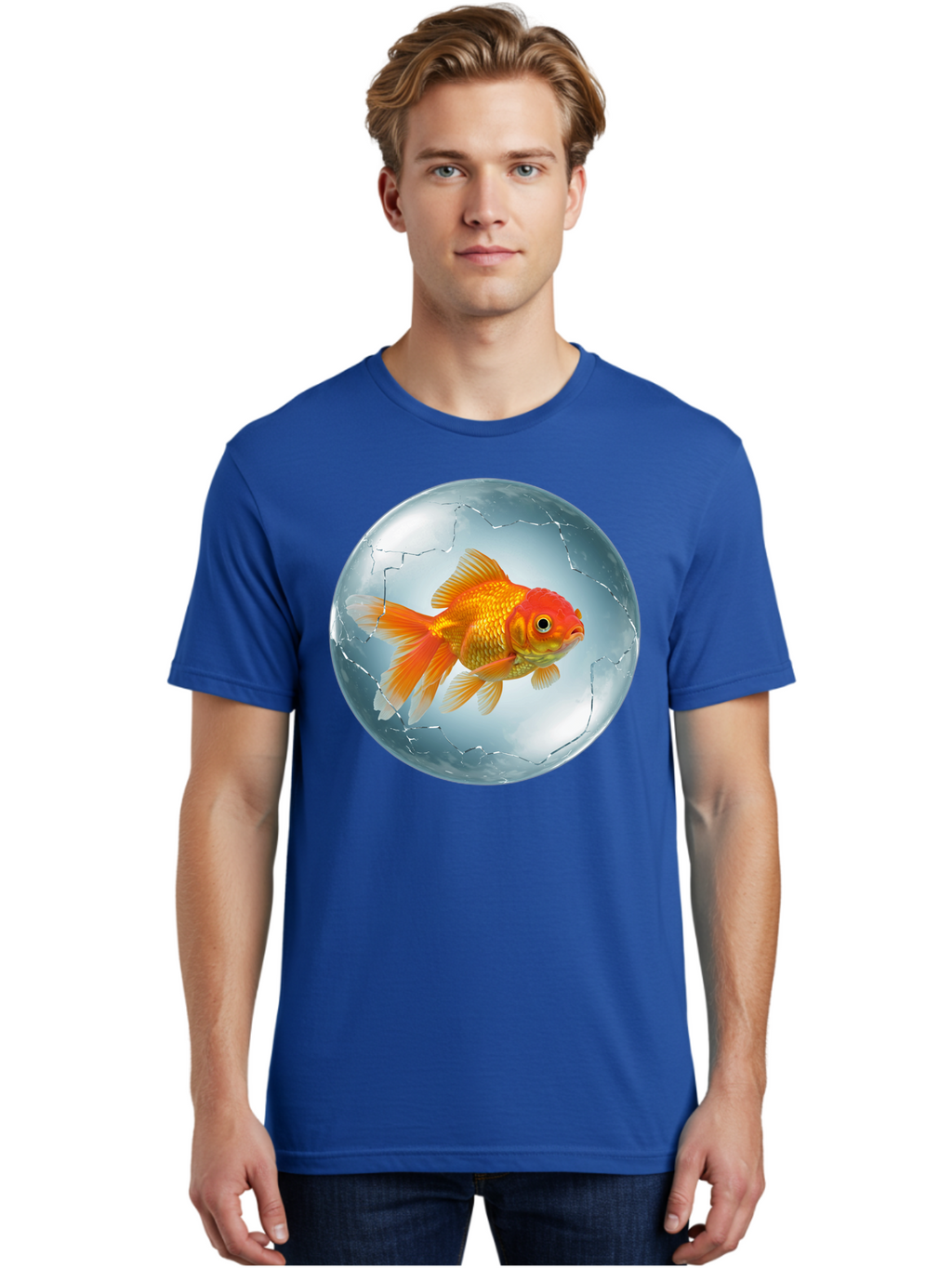 Goldfish-In-Broken-Glass Men'S Graphic Tee, 100% Cotton, Comfortable Casual Summer Wear, Machine Washable, Vintage Camera, Old Camera, Antique Camera, Black Camera, Classic Photography, Photography Equipment, Nostalgic Device, Film Camera, Bam565