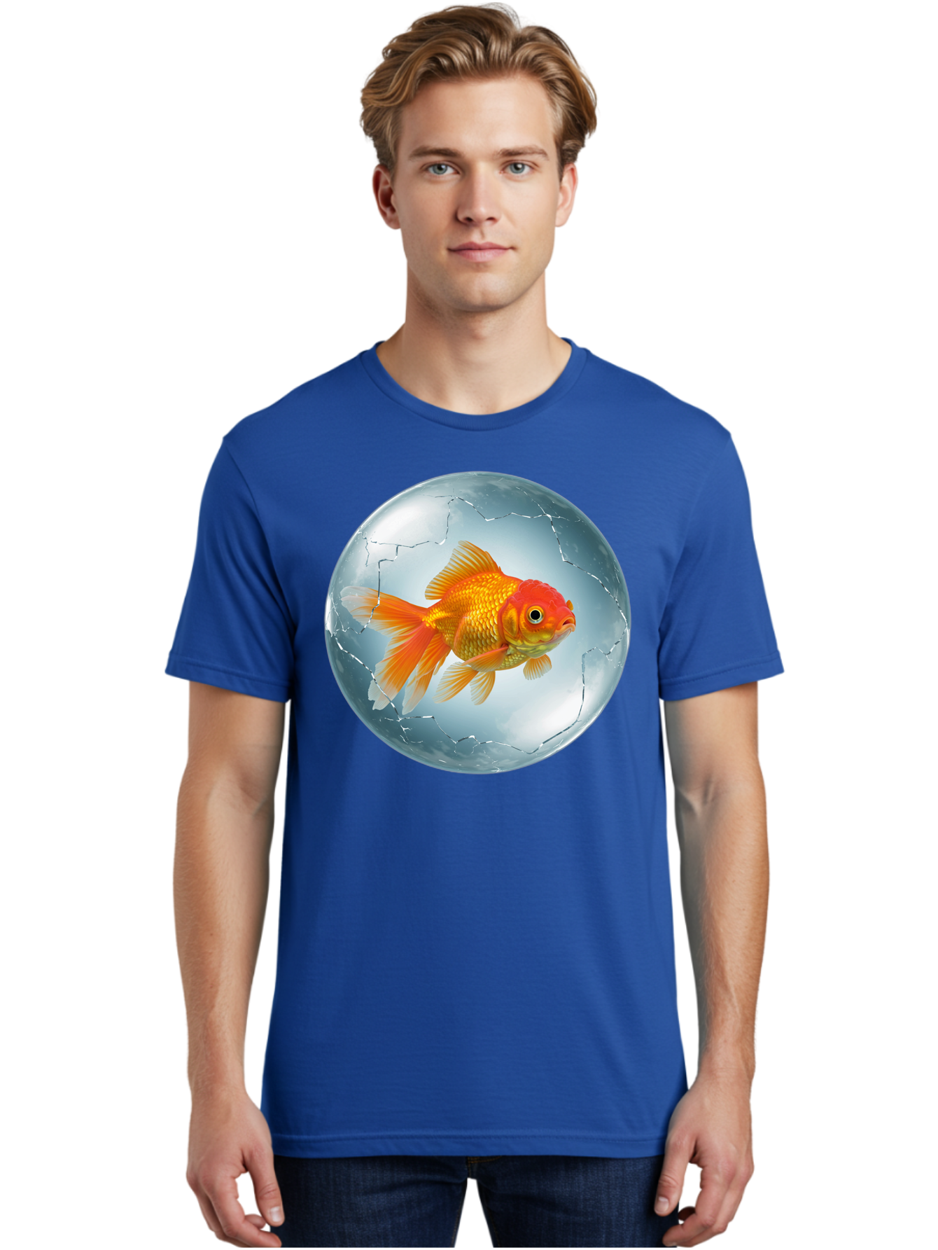 Goldfish-In-Broken-Glass Men'S Graphic Tee, 100% Cotton, Comfortable Casual Summer Wear, Machine Washable, Vintage Camera, Old Camera, Antique Camera, Black Camera, Classic Photography, Photography Equipment, Nostalgic Device, Film Camera, Bam565