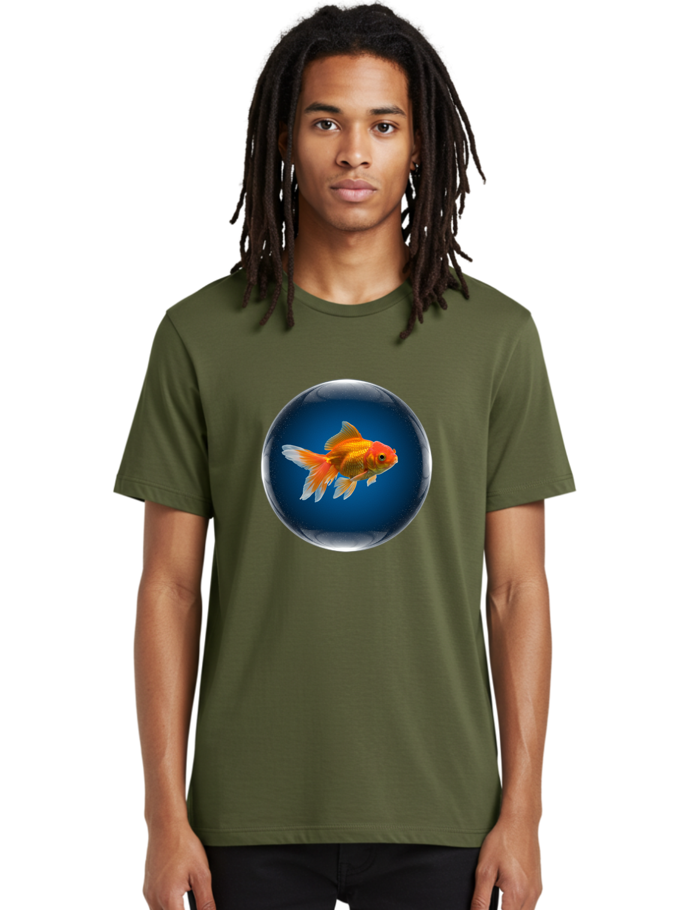 Goldfish-In-Glass-Ball Men'S Graphic Tee, 100% Cotton, Comfortable Casual Summer Wear, Machine Washable, Vintage Camera, Old Camera, Antique Camera, Black Camera, Classic Photography, Photography Equipment, Nostalgic Device, Film Camera, Bam566