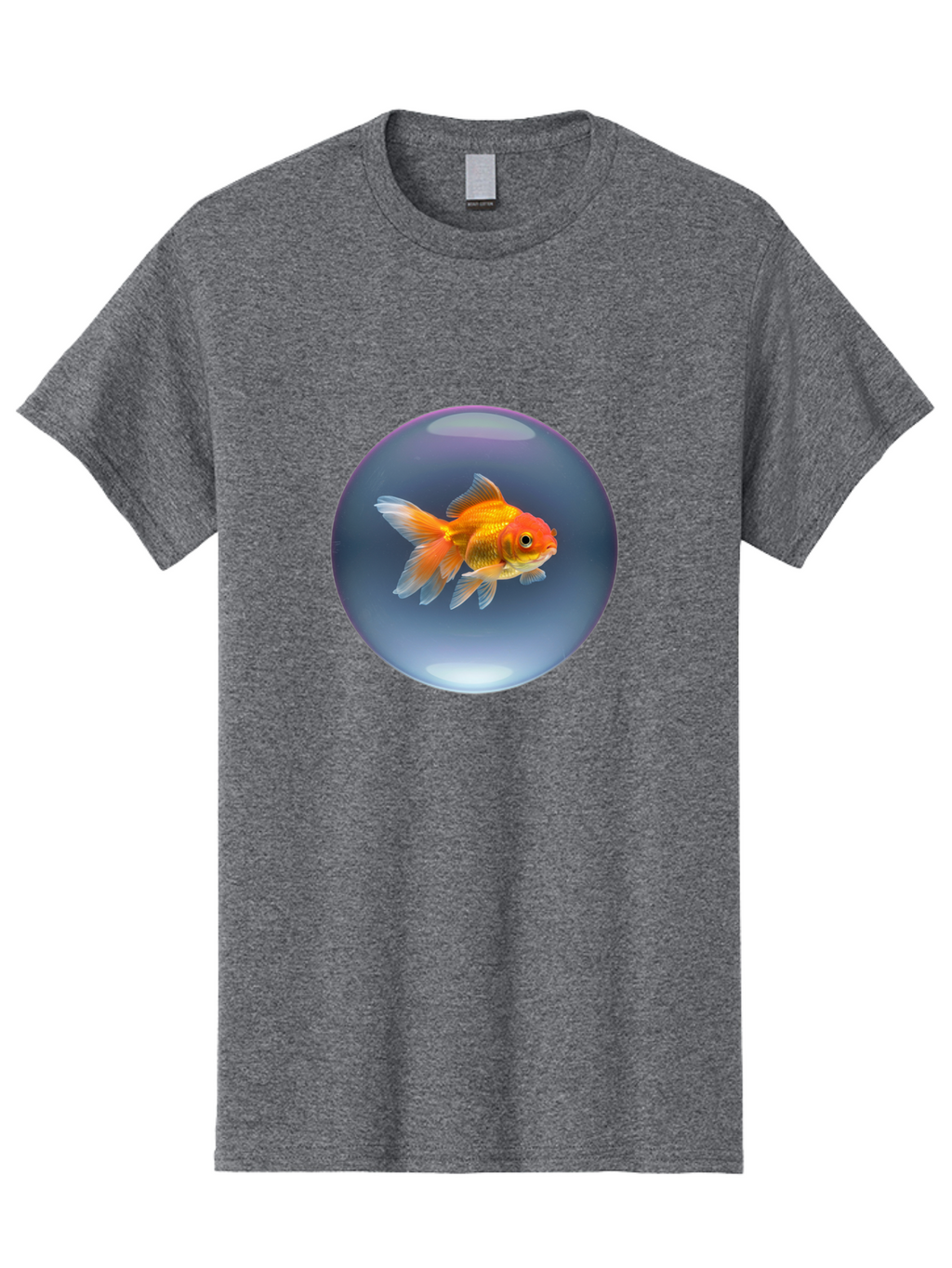 Goldfish-In-Glass-Orb Men'S Graphic Tee, 100% Cotton, Comfortable Casual Summer Wear, Machine Washable, Vintage Camera, Old Camera, Antique Camera, Black Camera, Classic Photography, Photography Equipment, Nostalgic Device, Film Camera, Bam568
