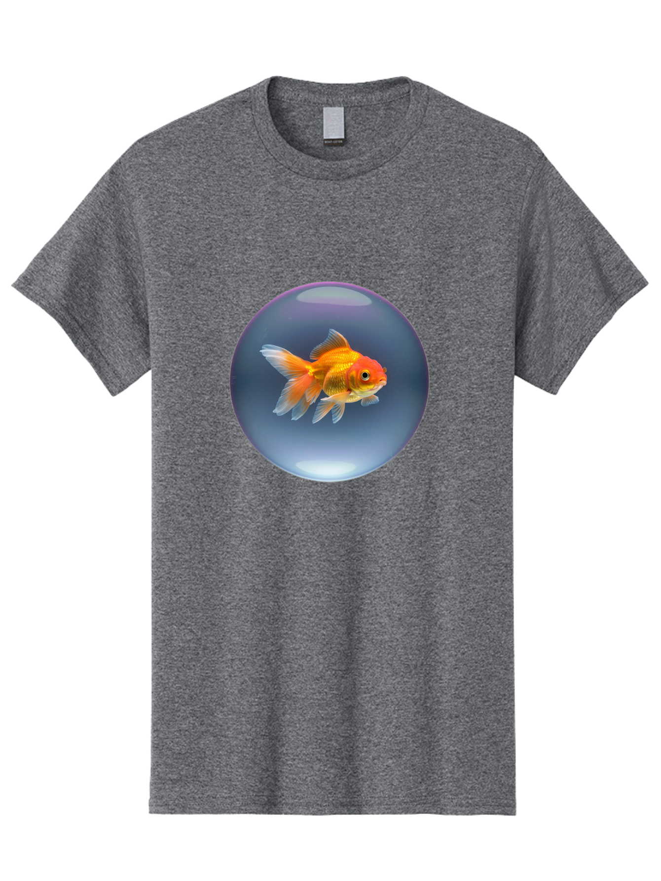 Goldfish-In-Glass-Orb Men'S Graphic Tee, 100% Cotton, Comfortable Casual Summer Wear, Machine Washable, Vintage Camera, Old Camera, Antique Camera, Black Camera, Classic Photography, Photography Equipment, Nostalgic Device, Film Camera, Bam568