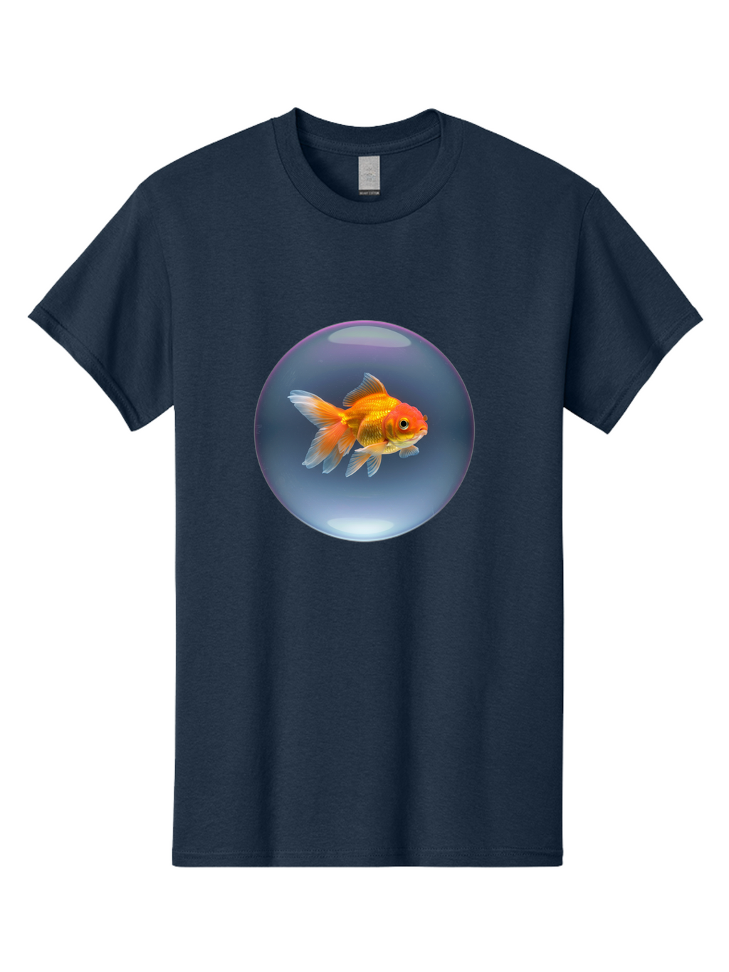 Goldfish-In-Glass-Orb Men'S Graphic Tee, 100% Cotton, Comfortable Casual Summer Wear, Machine Washable, Vintage Camera, Old Camera, Antique Camera, Black Camera, Classic Photography, Photography Equipment, Nostalgic Device, Film Camera, Bam568