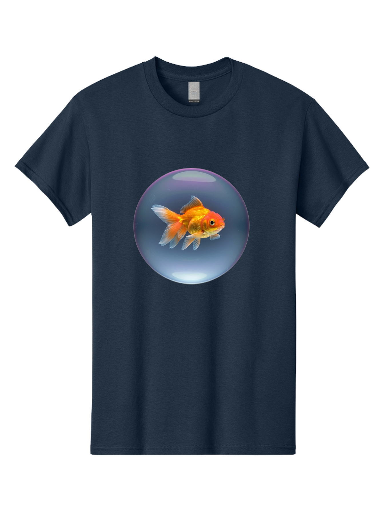 Goldfish-In-Glass-Orb Men'S Graphic Tee, 100% Cotton, Comfortable Casual Summer Wear, Machine Washable, Vintage Camera, Old Camera, Antique Camera, Black Camera, Classic Photography, Photography Equipment, Nostalgic Device, Film Camera, Bam568