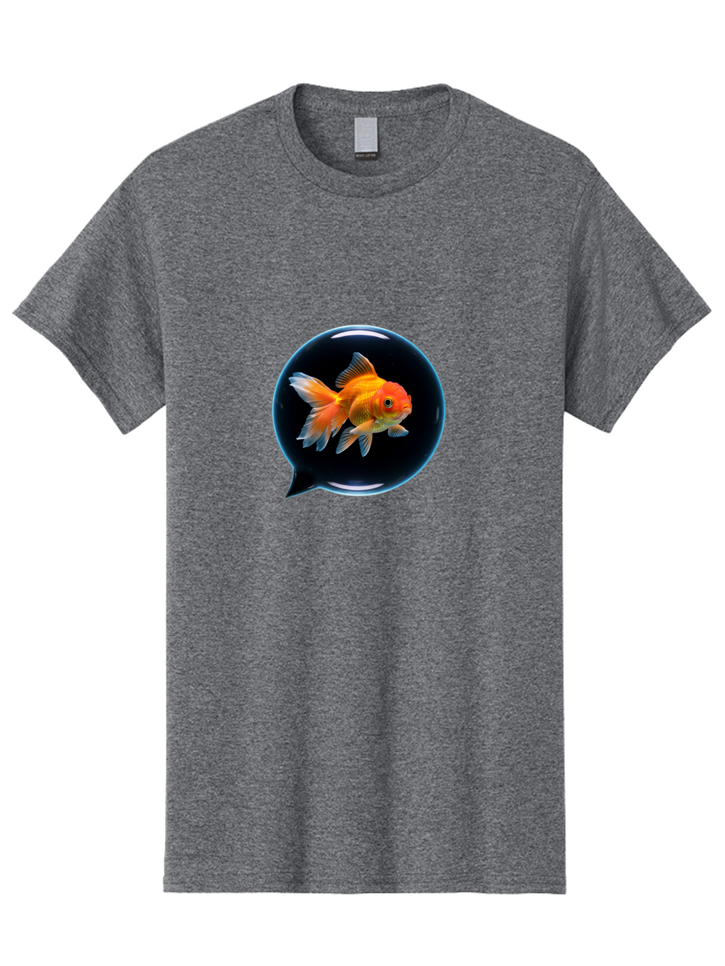 Goldfish-In-Speech-Bubble Men'S Graphic Tee, 100% Cotton, Comfortable Casual Summer Wear, Machine Washable, Vintage Camera, Old Camera, Antique Camera, Black Camera, Classic Photography, Photography Equipment, Nostalgic Device, Film Camera, Bam571