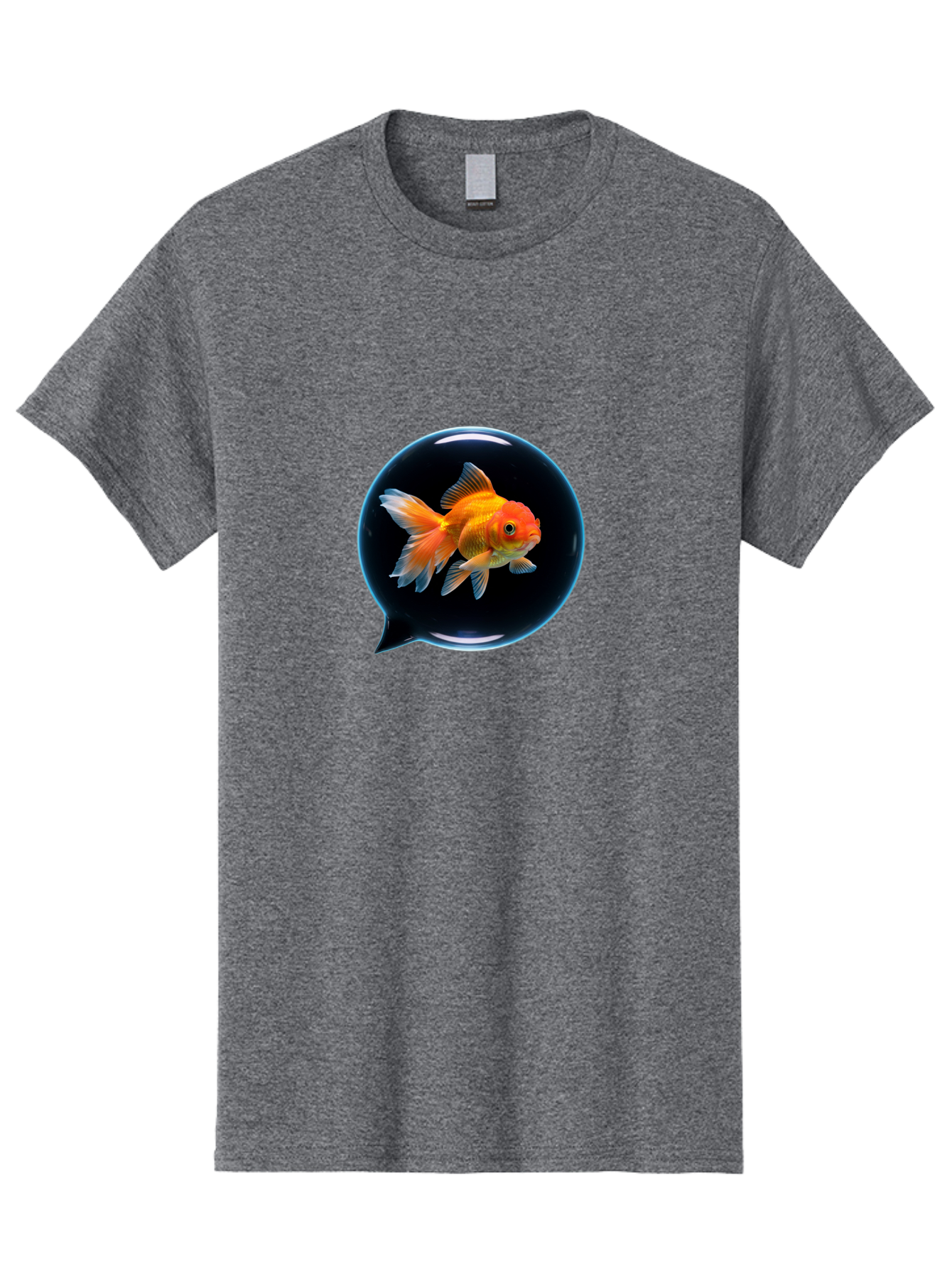 Goldfish-In-Speech-Bubble Men'S Graphic Tee, 100% Cotton, Comfortable Casual Summer Wear, Machine Washable, Vintage Camera, Old Camera, Antique Camera, Black Camera, Classic Photography, Photography Equipment, Nostalgic Device, Film Camera, Bam571