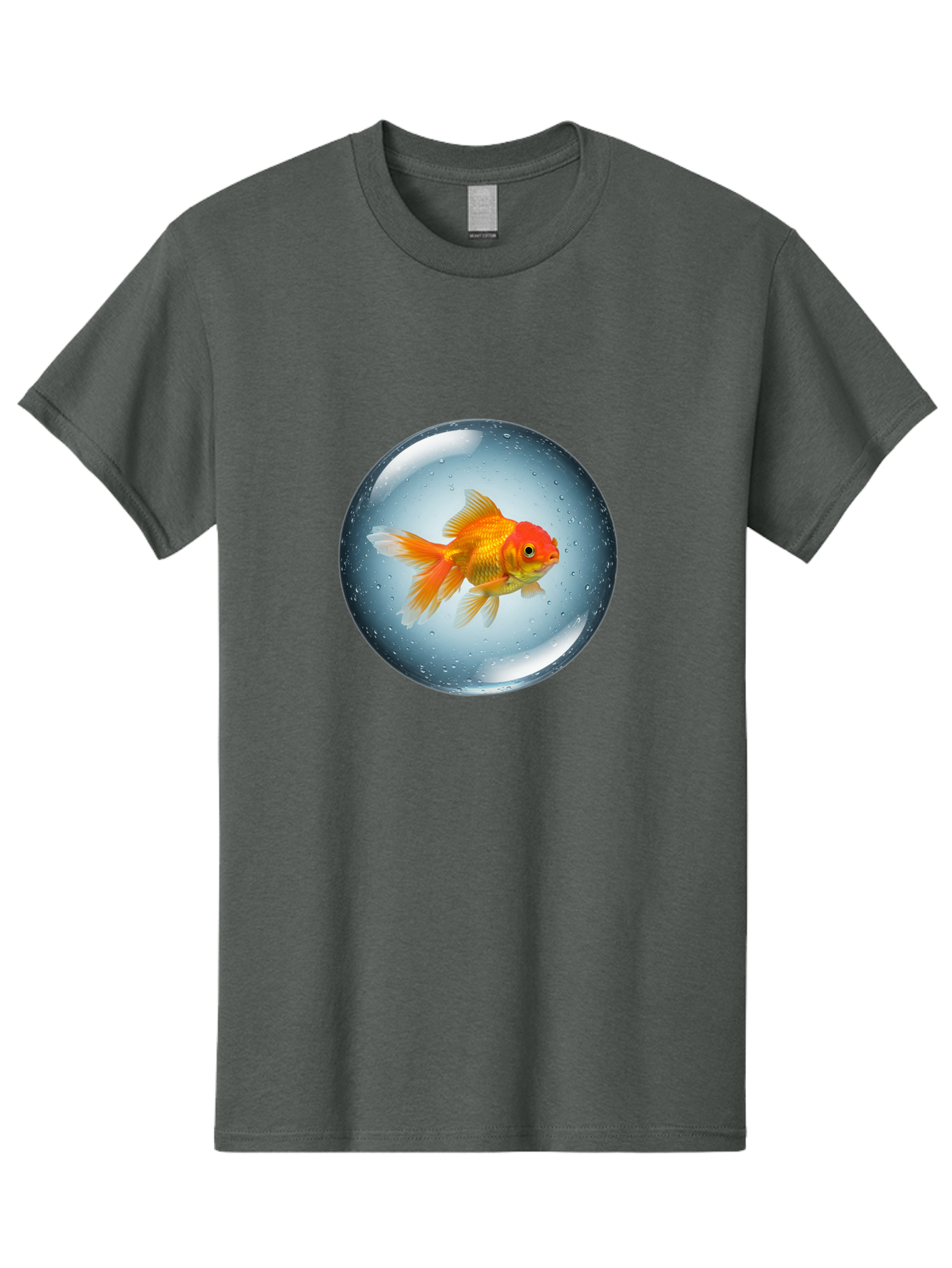Goldfish-In-Sphere Men'S Graphic Tee, 100% Cotton, Comfortable Casual Summer Wear, Machine Washable, Vintage Camera, Old Camera, Antique Camera, Black Camera, Classic Photography, Photography Equipment, Nostalgic Device, Film Camera, Bam572