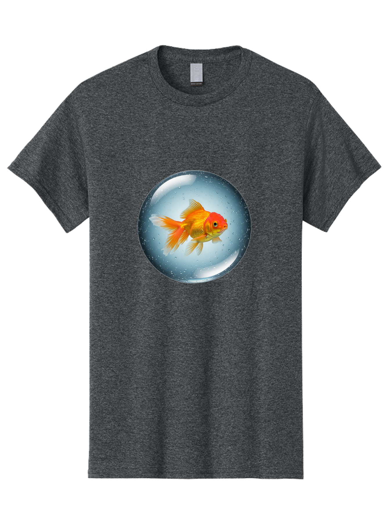 Goldfish-In-Sphere Men'S Graphic Tee, 100% Cotton, Comfortable Casual Summer Wear, Machine Washable, Vintage Camera, Old Camera, Antique Camera, Black Camera, Classic Photography, Photography Equipment, Nostalgic Device, Film Camera, Bam572