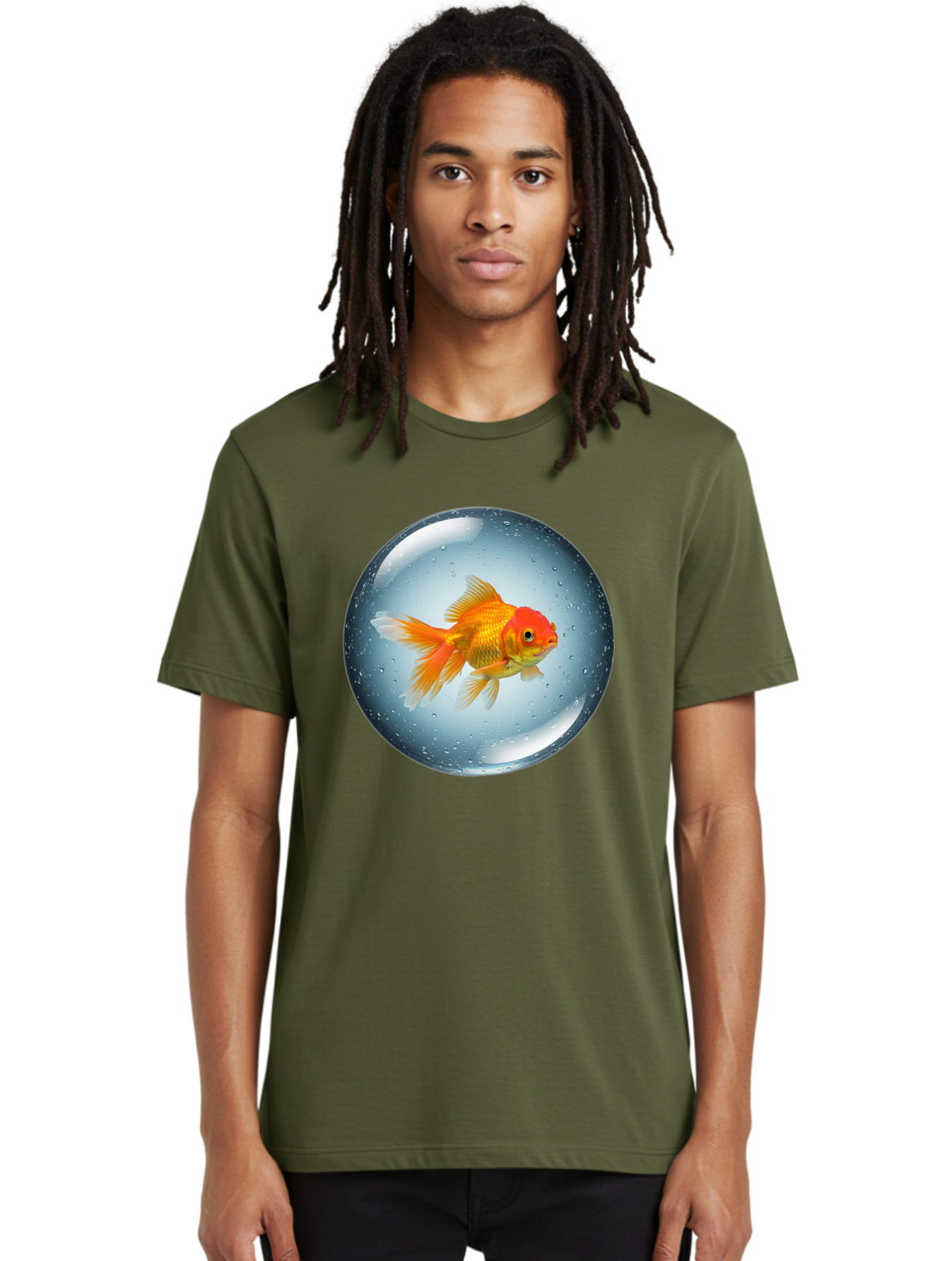 Goldfish-In-Sphere Men'S Graphic Tee, 100% Cotton, Comfortable Casual Summer Wear, Machine Washable, Vintage Camera, Old Camera, Antique Camera, Black Camera, Classic Photography, Photography Equipment, Nostalgic Device, Film Camera, Bam572